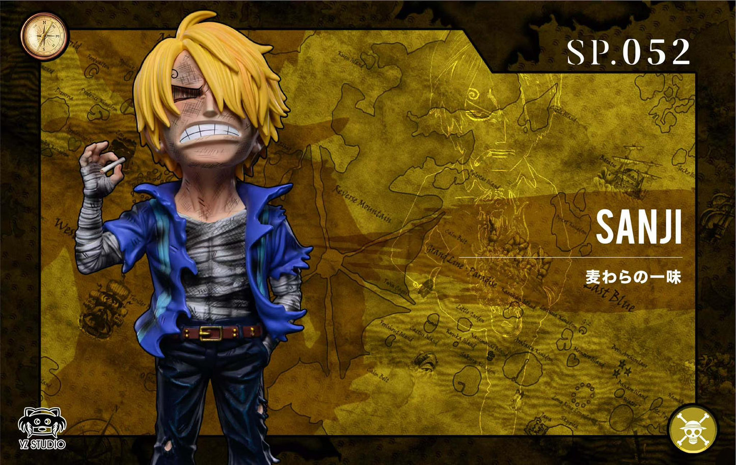 One Piece YZ Studio Skypiea SP.052 Sanji WCF Resin Statue
