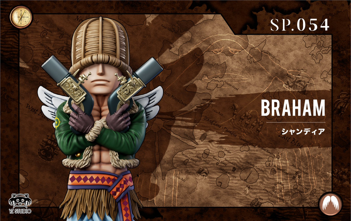 One Piece YZ Studio Skypiea SP.054 Braham WCF Resin Statue