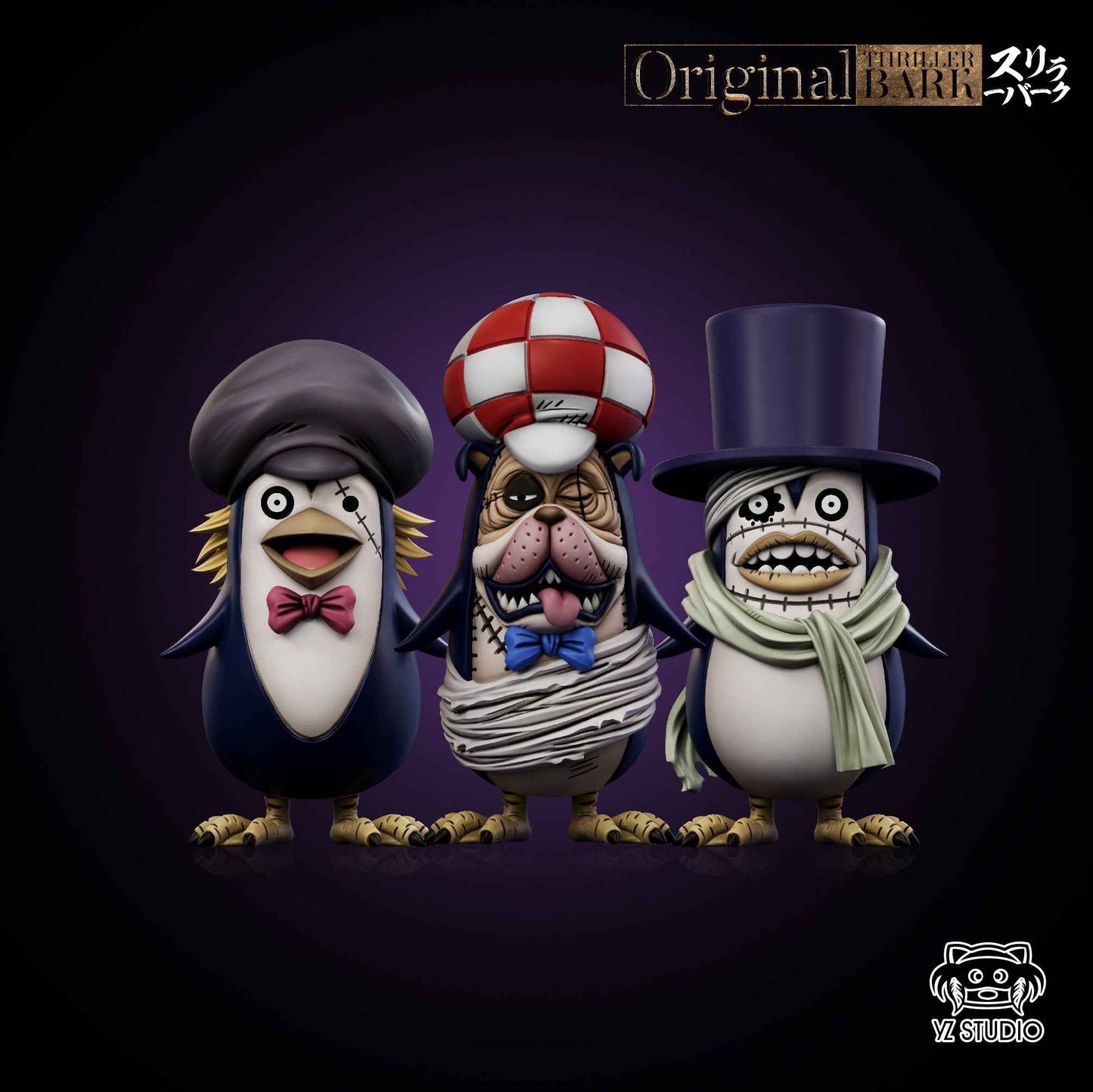 One Piece Yz Studio Thriller Bark TB.107 Penguin Zombie WCF Scale Resin Statue