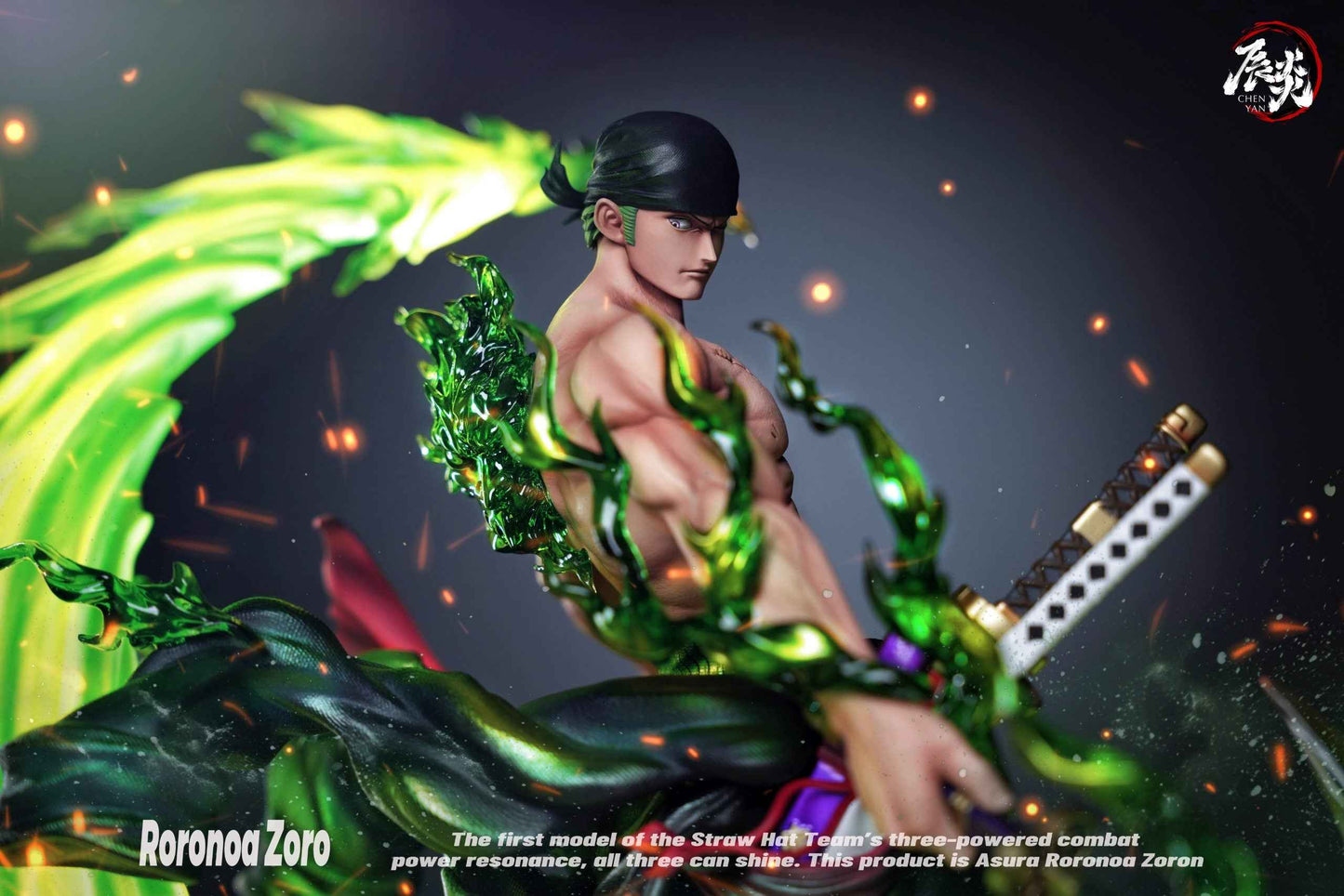 One Piece ~ ChenYan Studio ~ Roronoa Zoro ~ Resin Statue - Santoryu Resins Collectors
