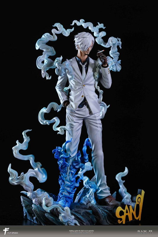 One Piece ~ F.I.T Studio ~ Sanji Vinsmoke Nika Form ~ Resin Statue - Santoryu Resins Collectors
