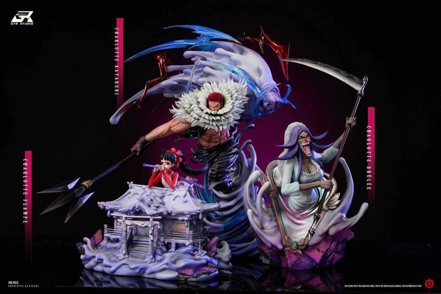 One Piece ~ GTR Studio ~ Charlotte Brulee & Charlotte Flampe ~ Resin Statue - Santoryu Resins Collectors