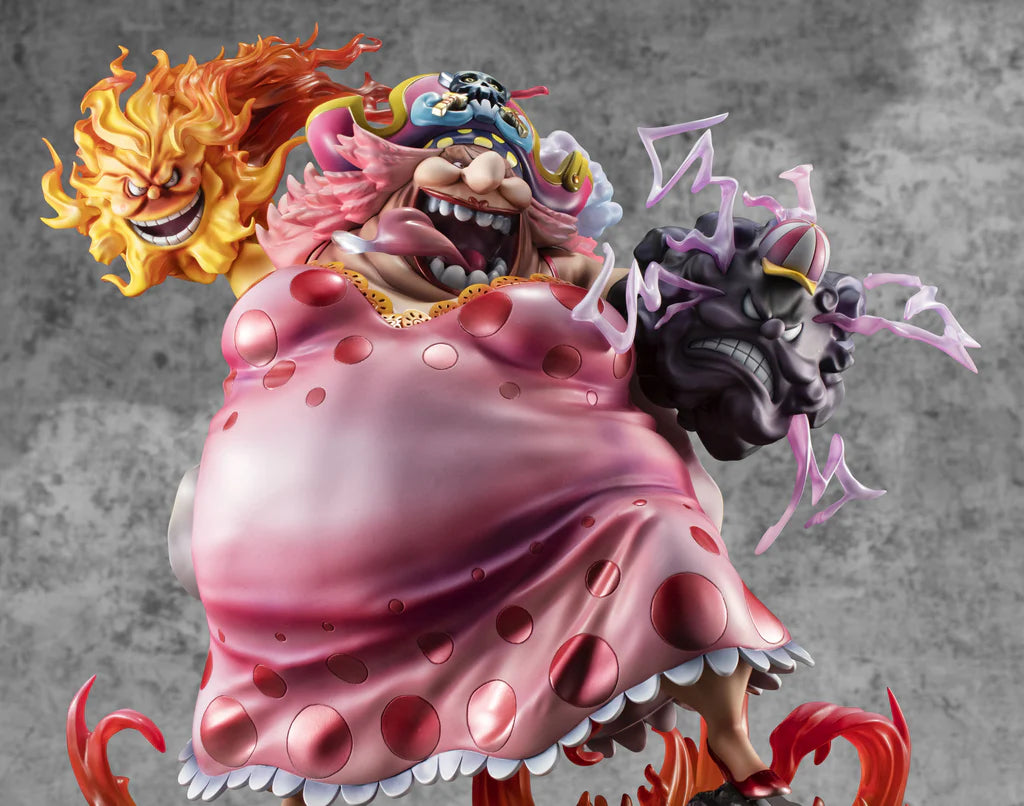 One Piece ~ Megahouse ~ Big Mom Charlotte Linlin Portrait Of Pirates POP Maximum ~ Licensed PVC Figure - Santoryu Resins Collectors