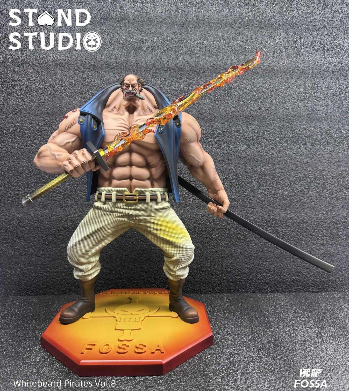 One Piece ~ Stand Studio ~ Fossa ~ Resin Statue - Santoryu Resins Collectors