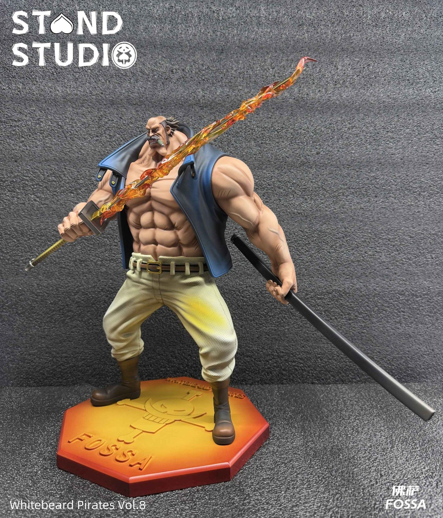 One Piece ~ Stand Studio ~ Fossa ~ Resin Statue - Santoryu Resins Collectors