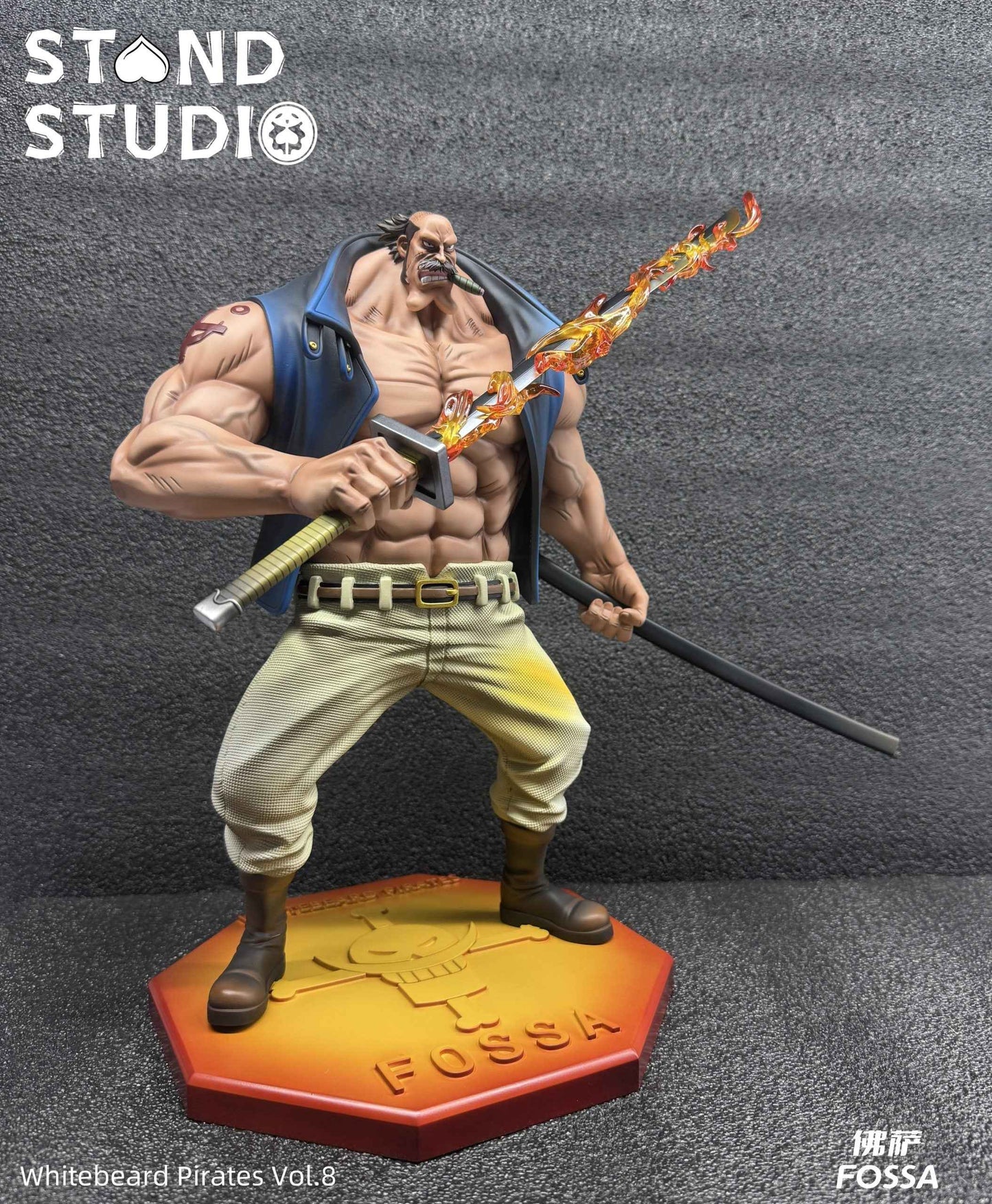 One Piece ~ Stand Studio ~ Fossa ~ Resin Statue - Santoryu Resins Collectors