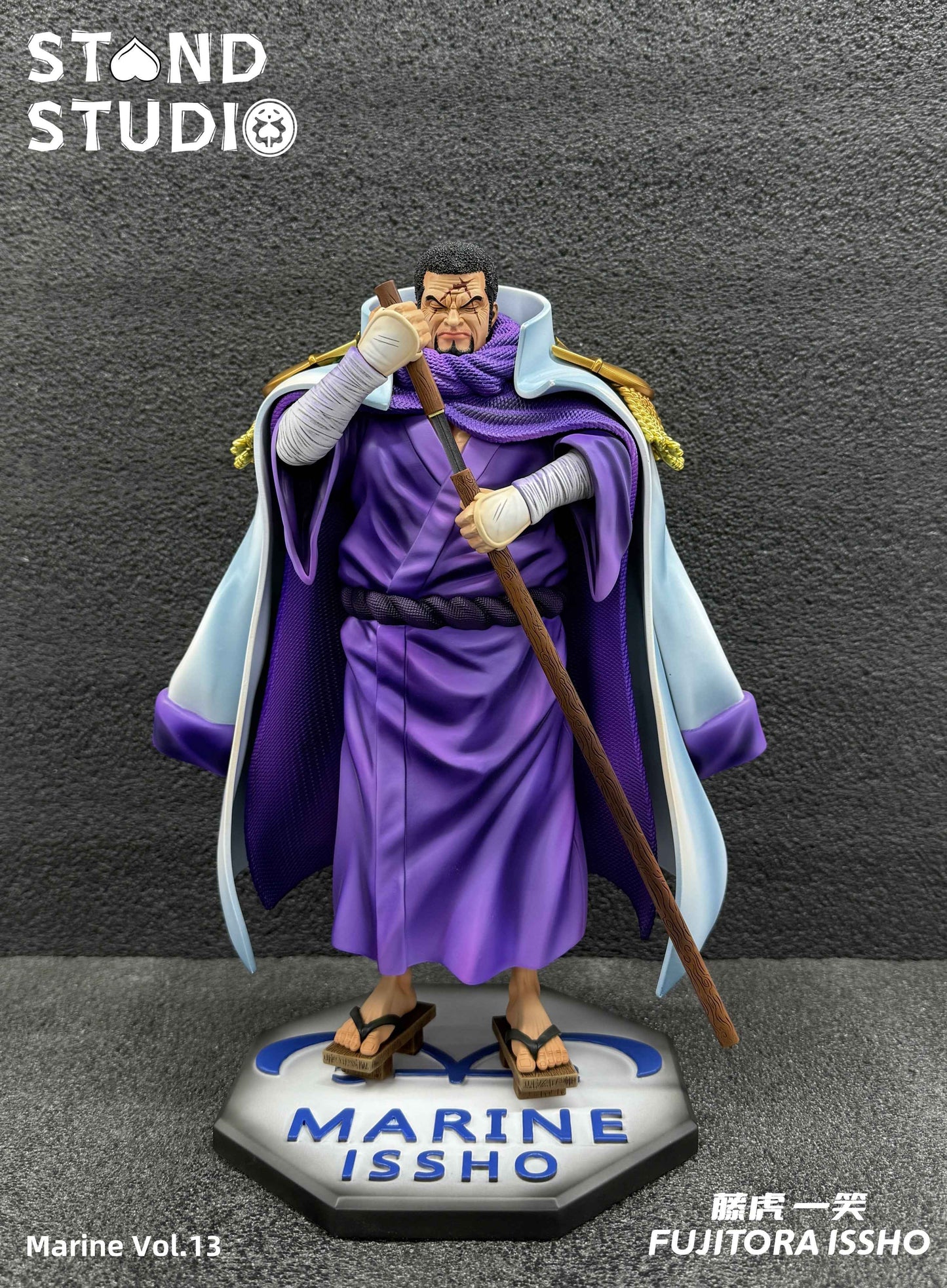 One Piece ~ Stand Studio ~ Issho "Fujitora" ~ Resin Statue - Santoryu Resins Collectors
