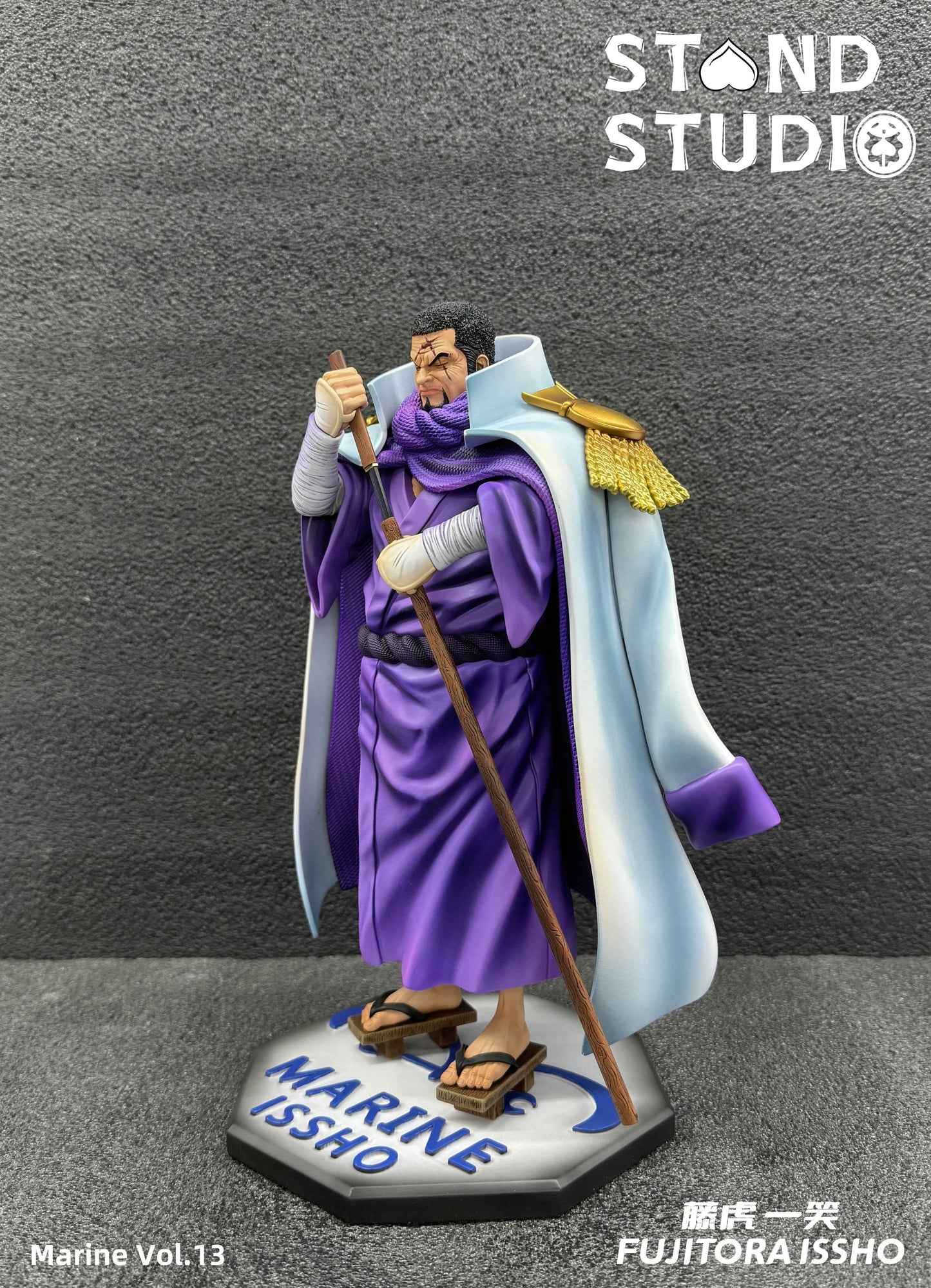 One Piece ~ Stand Studio ~ Issho "Fujitora" ~ Resin Statue - Santoryu Resins Collectors