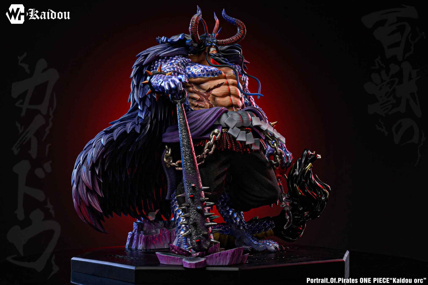 One Piece WH Studio Kaidou of the Beasts "Kaido" 2.0 Resin Statue - Santoryu Resins Collectors