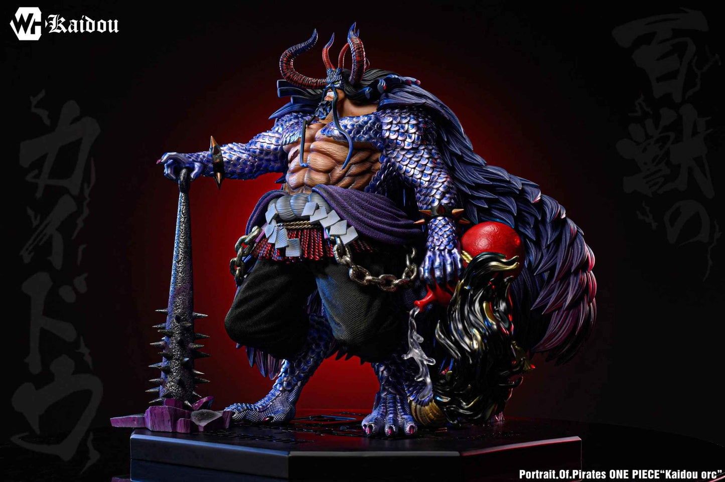 One Piece WH Studio Kaidou of the Beasts "Kaido" 2.0 Resin Statue - Santoryu Resins Collectors