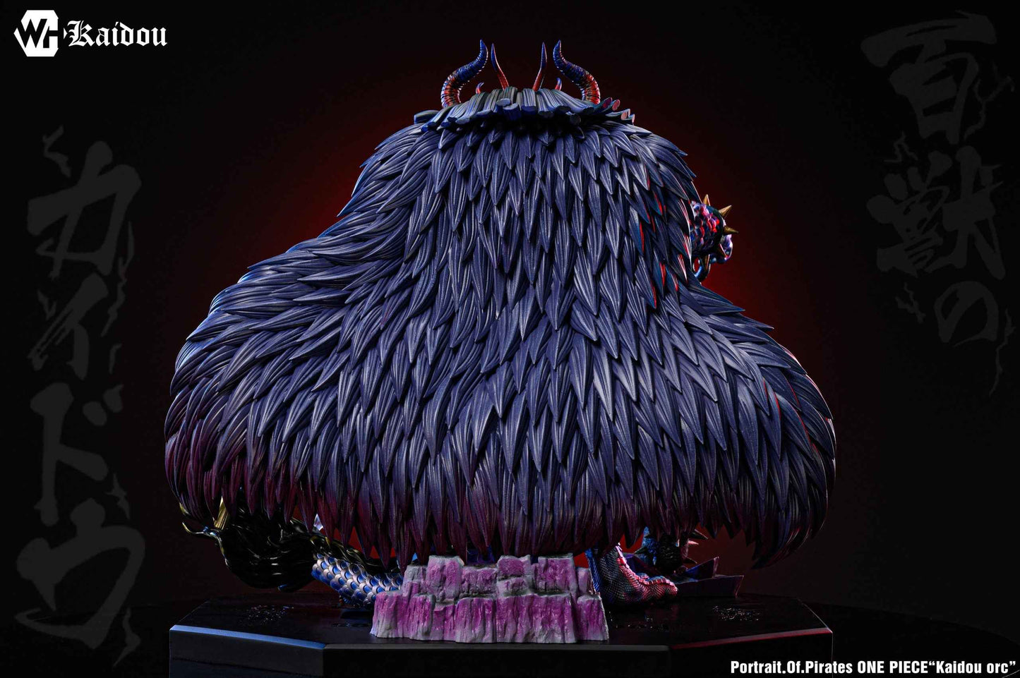 One Piece WH Studio Kaidou of the Beasts "Kaido" 2.0 Resin Statue - Santoryu Resins Collectors