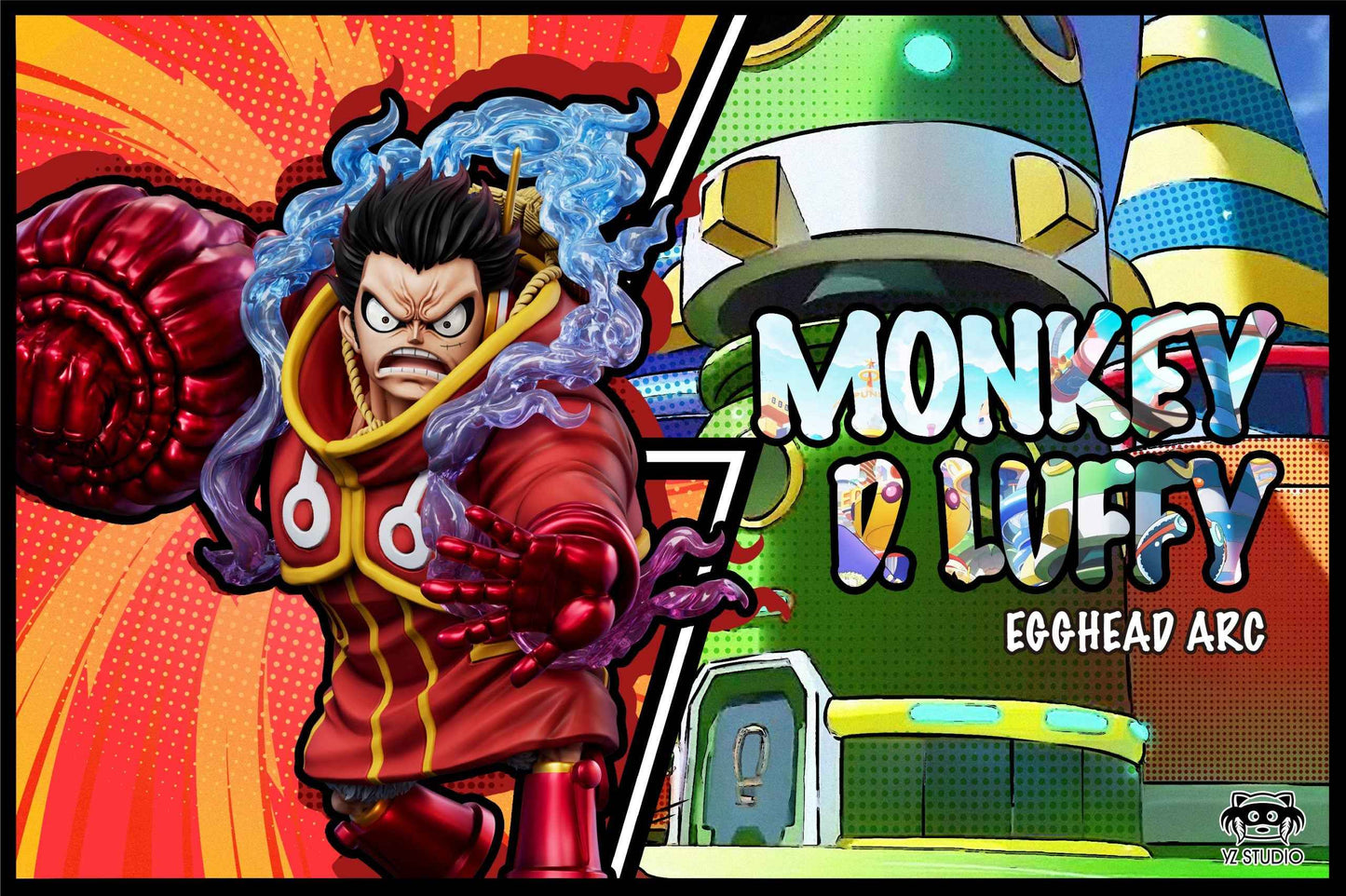 One Piece ~ Yz Studio ~ Gear Fourth Kong Gun Luffy WCF Scale ~ Resin Statue - Santoryu Resins Collectors