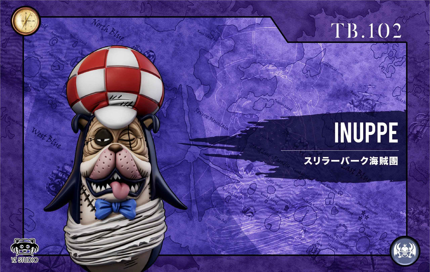 One Piece ~ Yz Studio ~ Inuppe WCF Scale ~ Resin Statue - Santoryu Resins Collectors