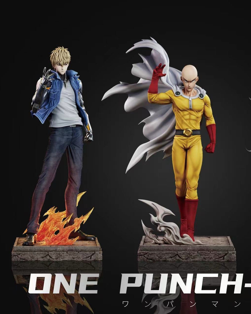 One Punch Man PG Studio Saitama & Genos Resin Statue