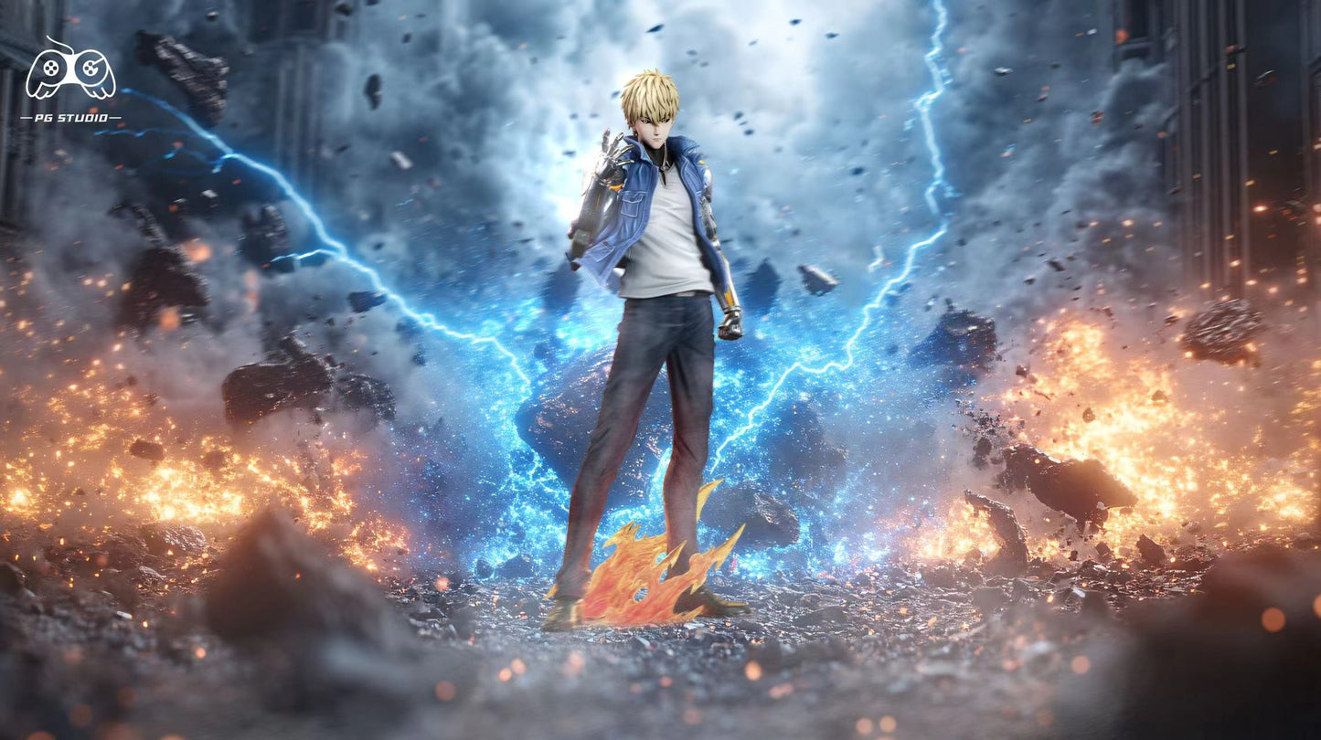 One Punch Man PG Studio Saitama & Genos Resin Statue