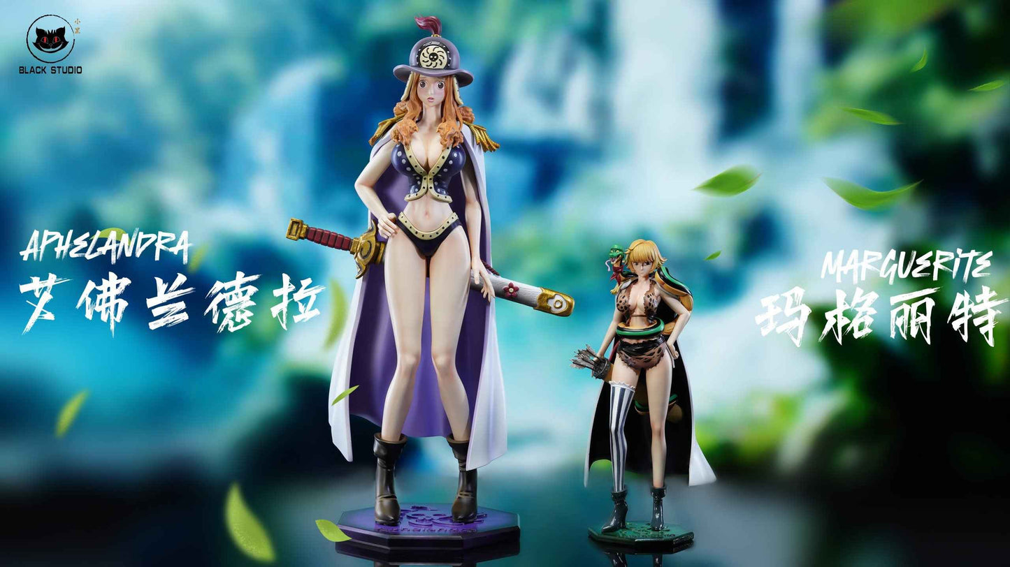 One Piece Black Studio Kuja Pirates Marguerite & Aphelandra Resin Statues - Santoryu Resins Collectors