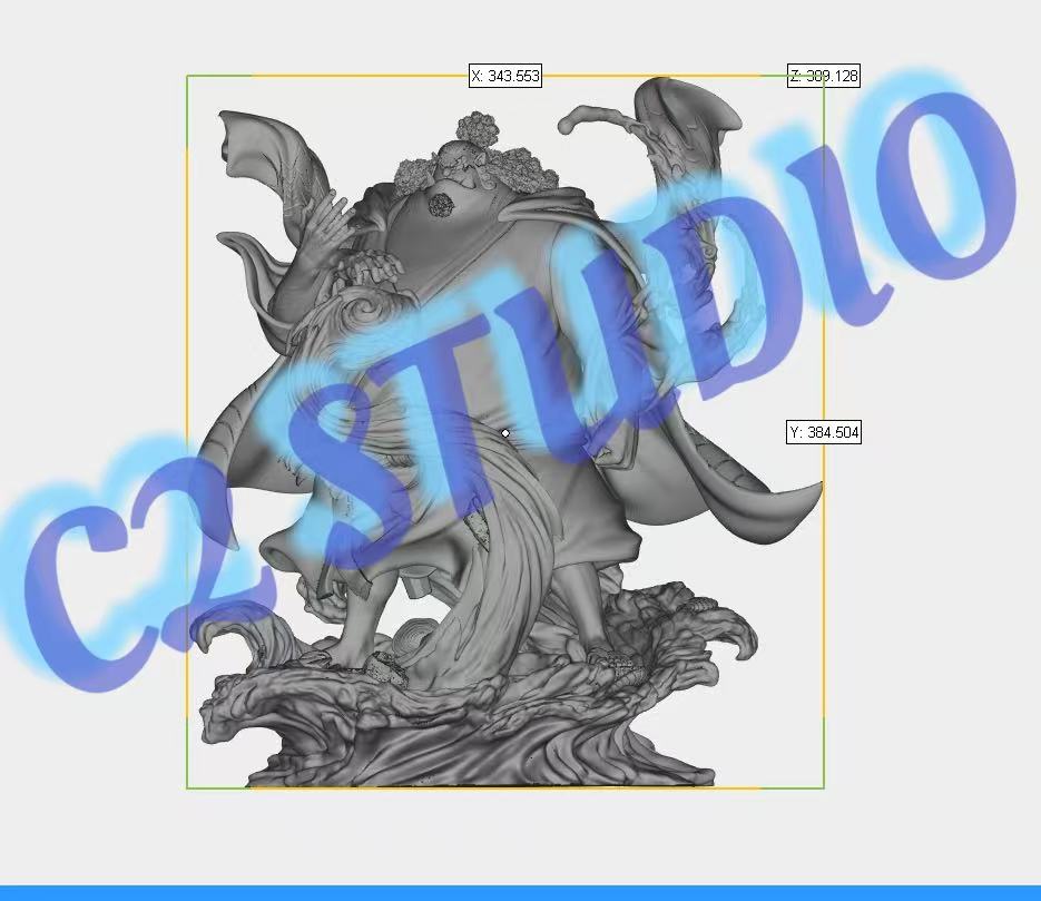 One Piece C2 Studio Jinbe Resin Statue - Santoryu Resins Collectors