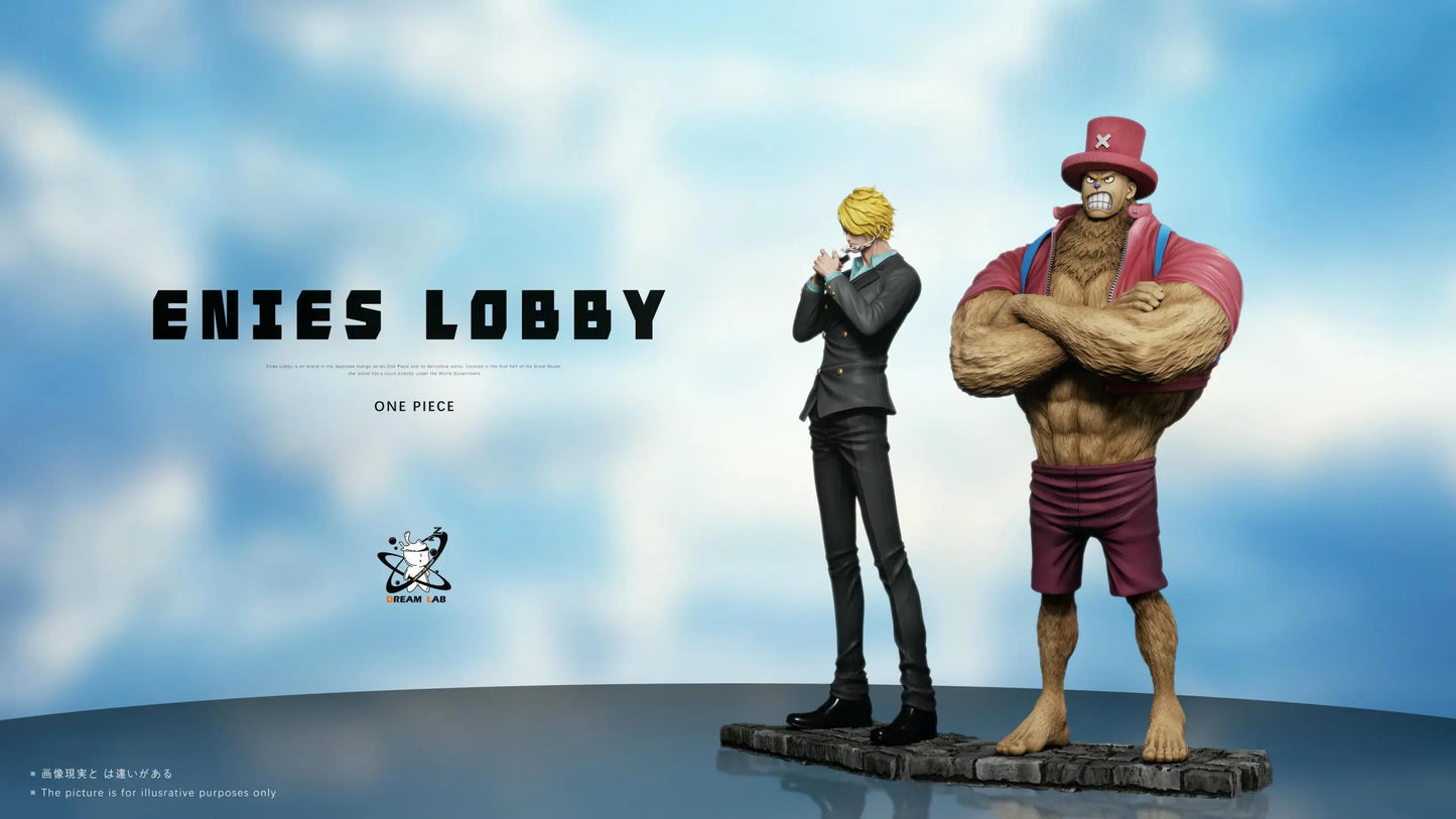 One Piece Dream Lab Studio Tony Tony Chopper & Vinsmoke Sanji Resin Statue