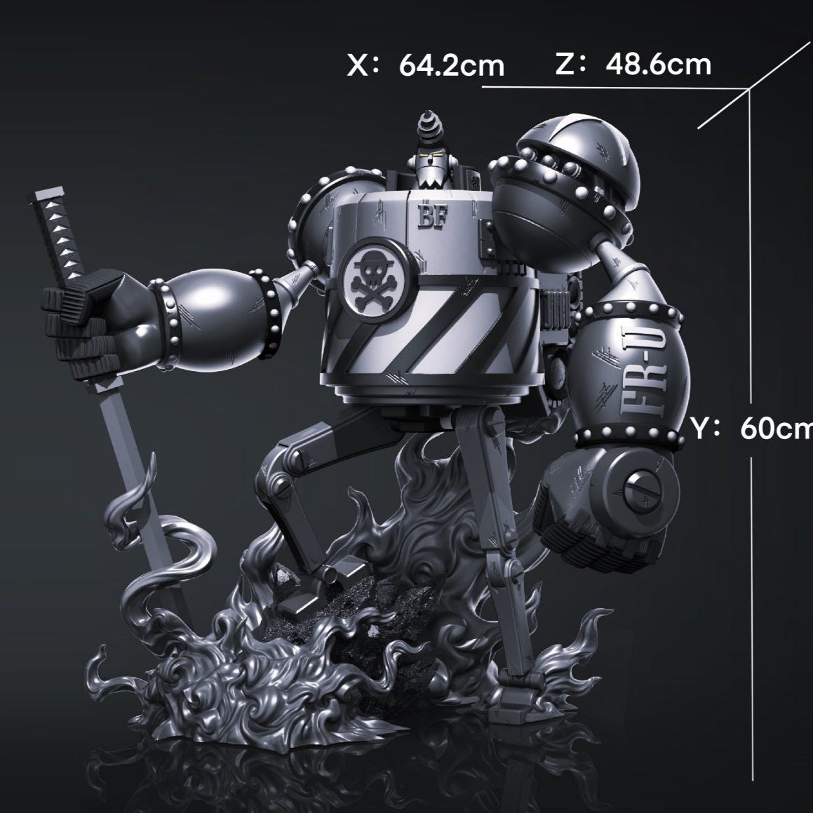 One Piece Dx Studio General Franky 2.0 Resin Statue