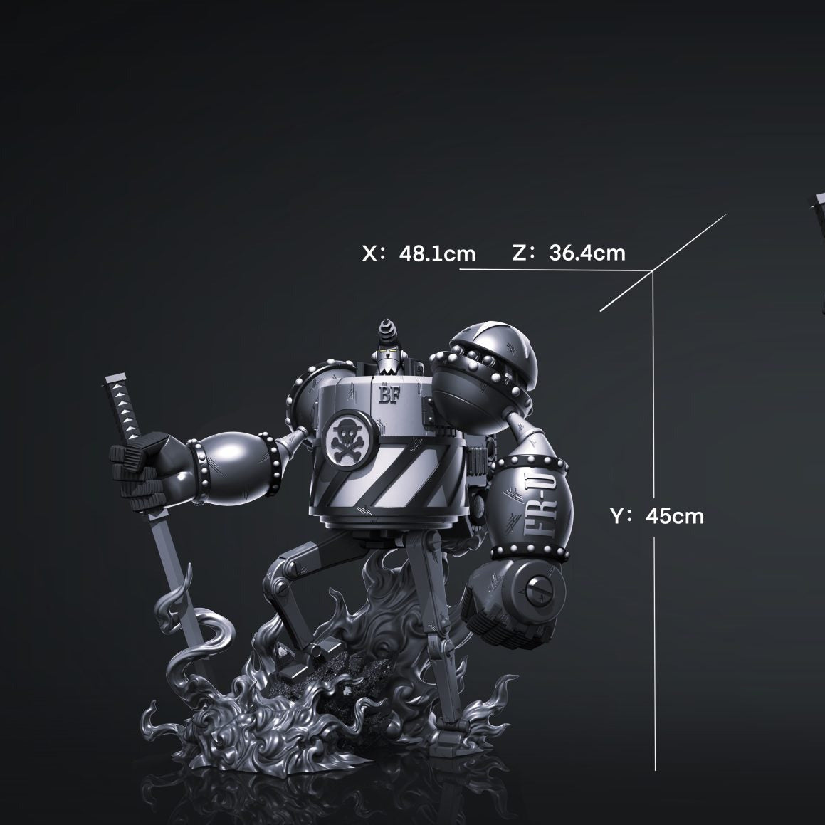 One Piece Dx Studio General Franky 2.0 Resin Statue