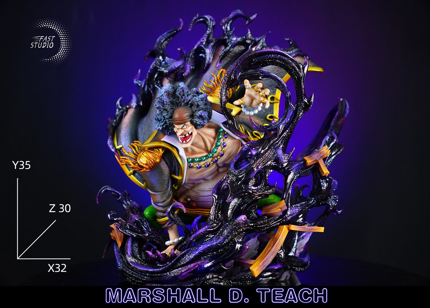 One Piece Fast Studio Marshall D. Teach Resin Statue
