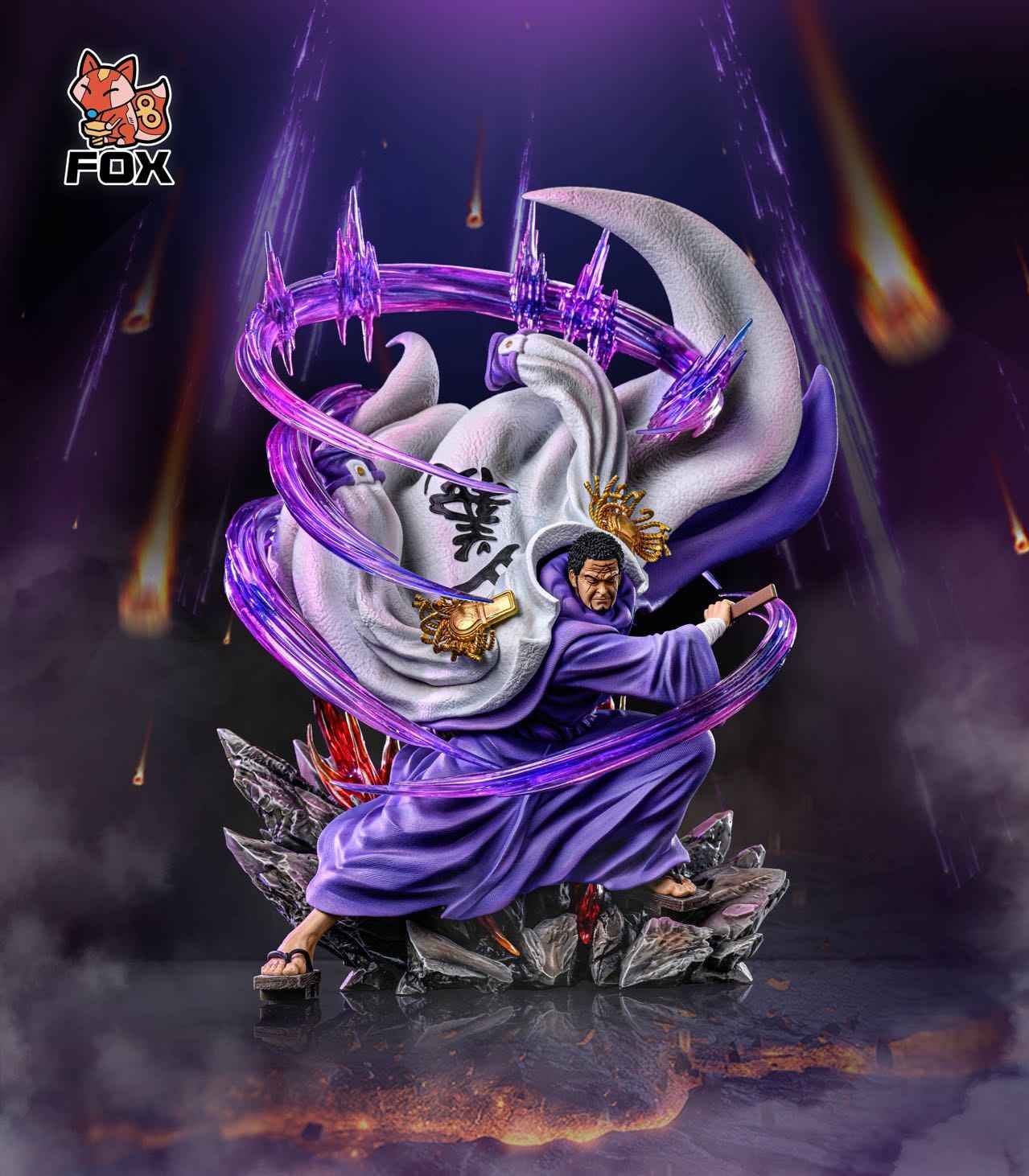 One Piece Fox Studio Issho Fujitora Resin Statue - Santoryu Resins Collectors
