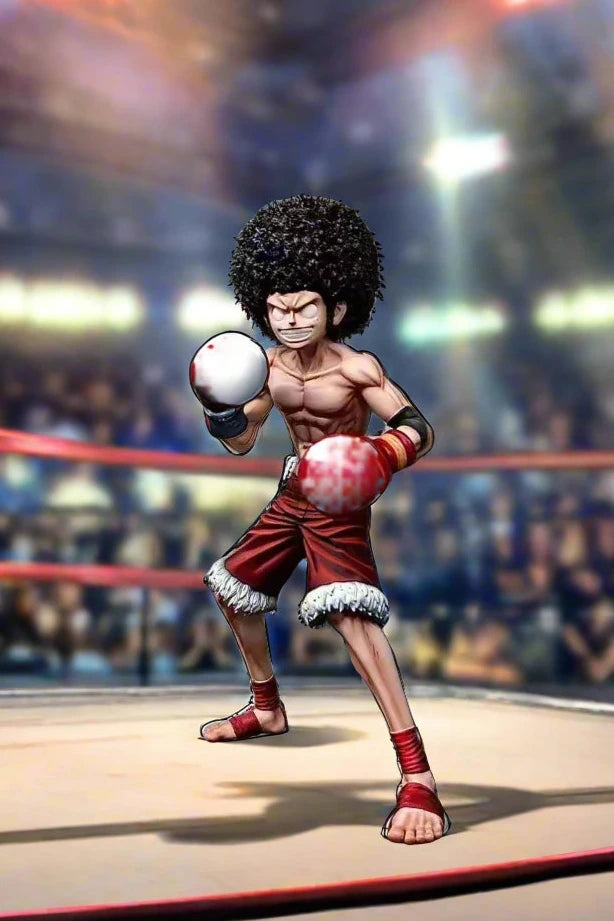 One Piece Ghost & Gold Studio Afro Monkey D. Luffy Resin Statue