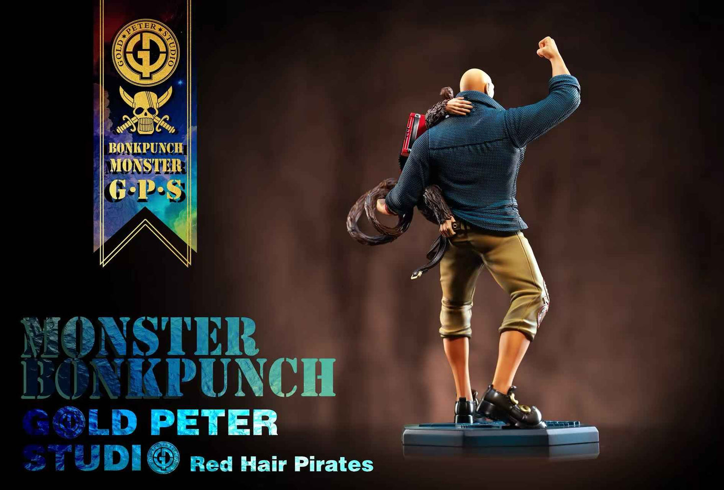 One Piece Gold Peter Studio "GPS" Bonk Punch & Monster Resin Statue