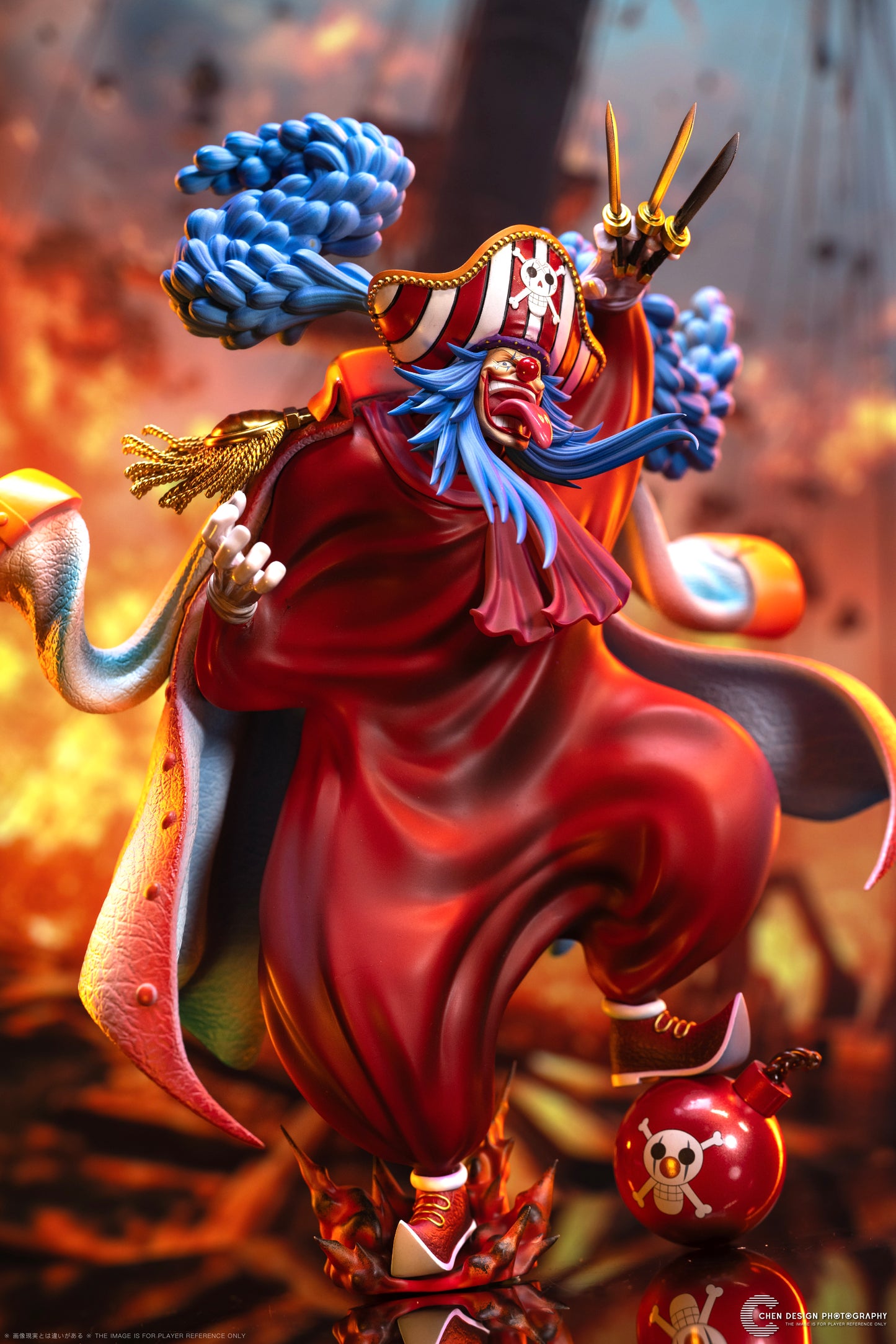 One Piece Long Hu Studio Buggy Resin Statue - Santoryu Resins Collectors