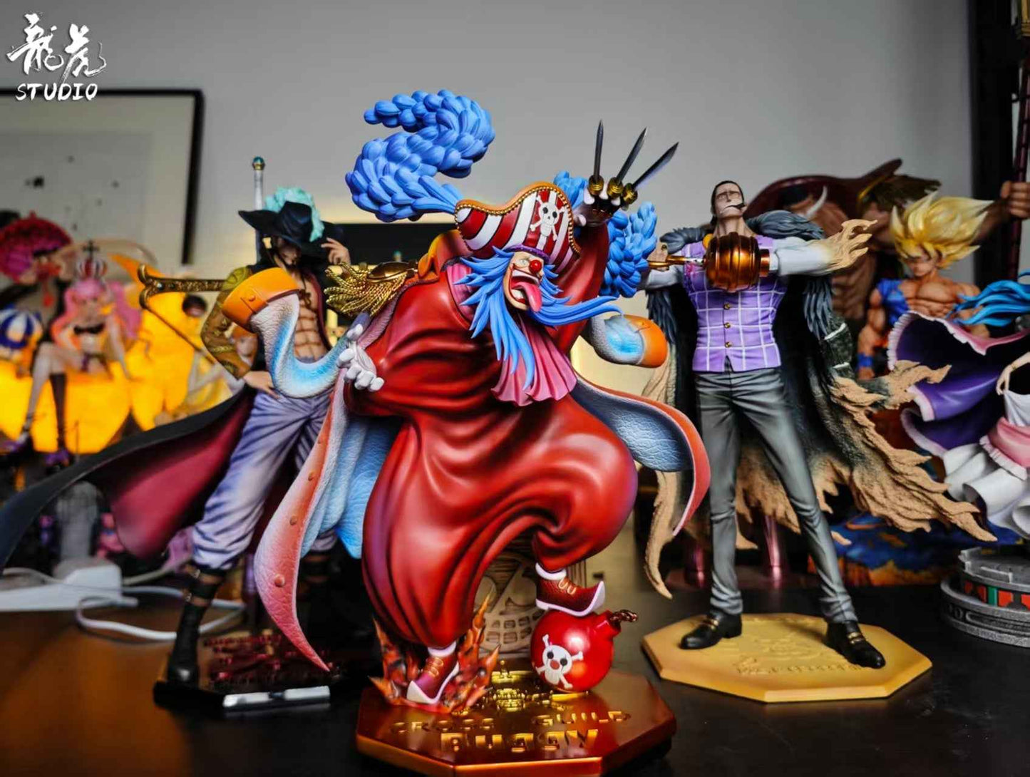 One Piece Long Hu Studio Buggy Resin Statue - Santoryu Resins Collectors