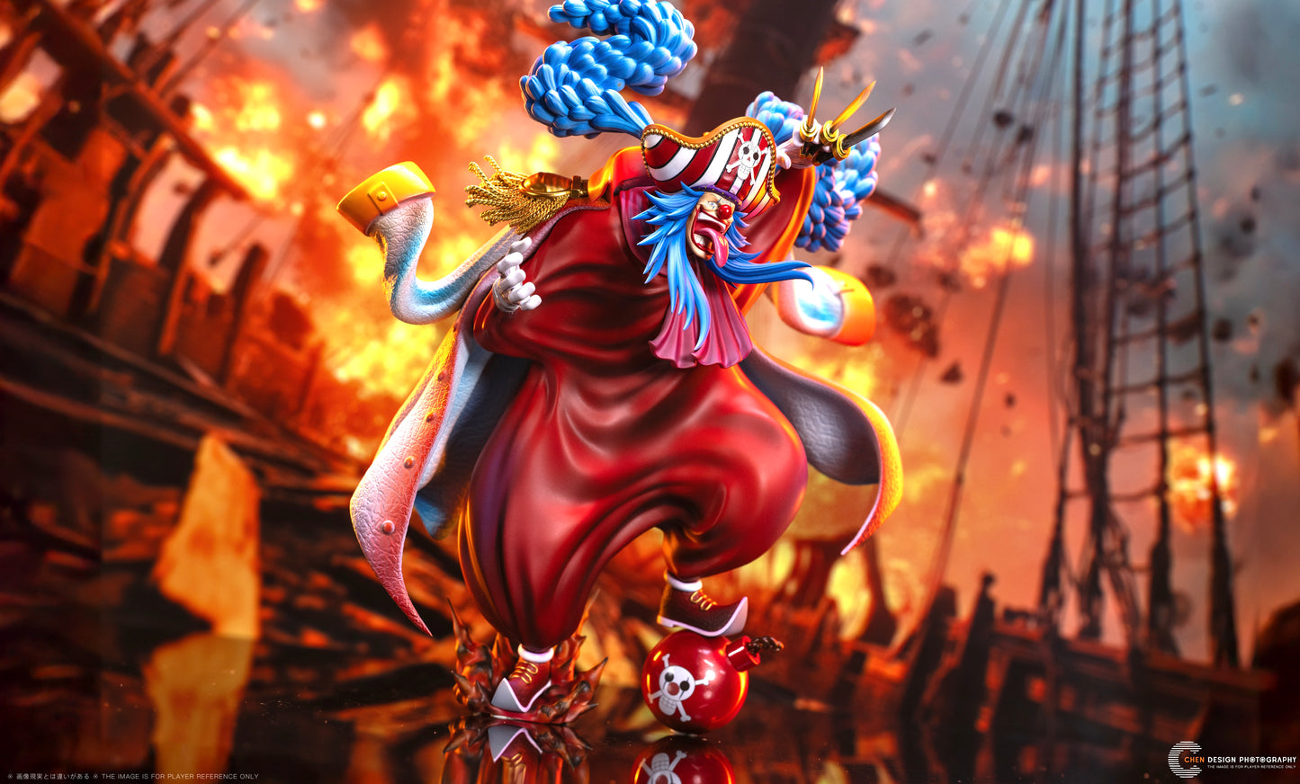 One Piece Long Hu Studio Buggy Resin Statue - Santoryu Resins Collectors