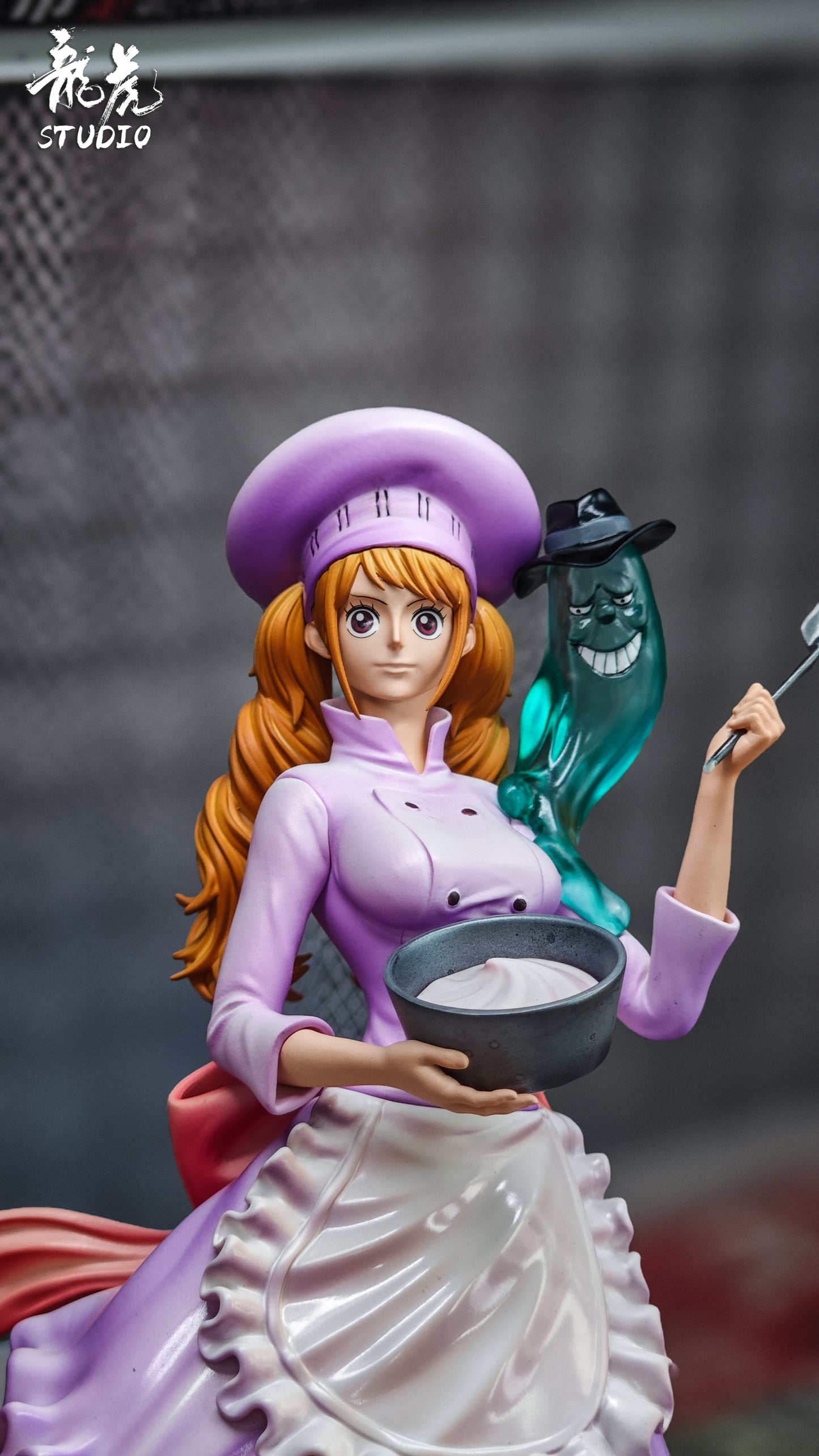 One Piece Long Hu Studio Charlotte Pudding Resin Statue