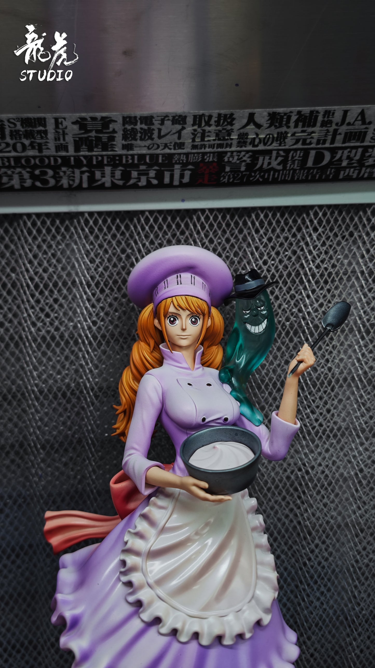 One Piece Long Hu Studio Charlotte Pudding Resin Statue