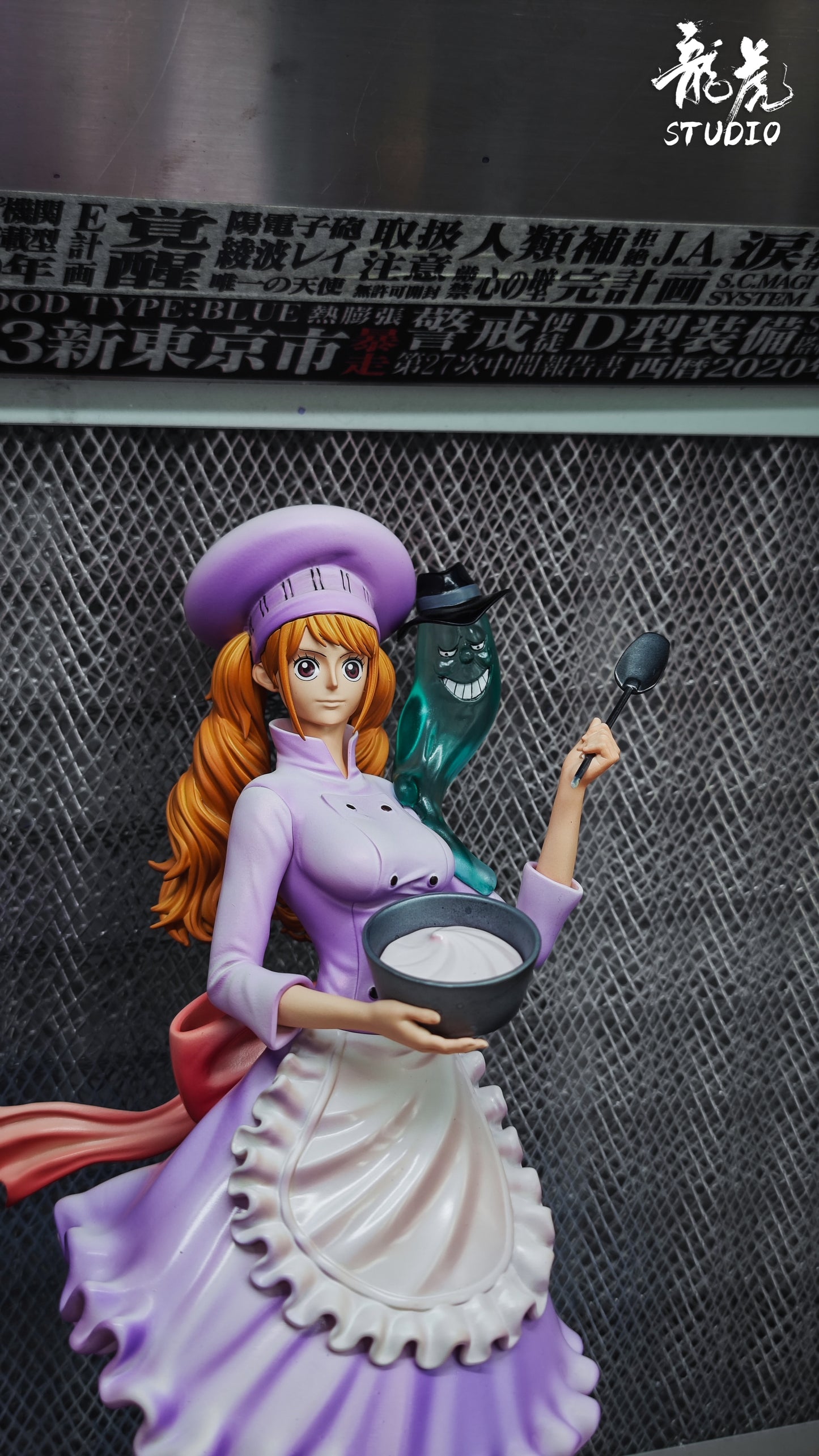 One Piece Long Hu Studio Charlotte Pudding Resin Statue