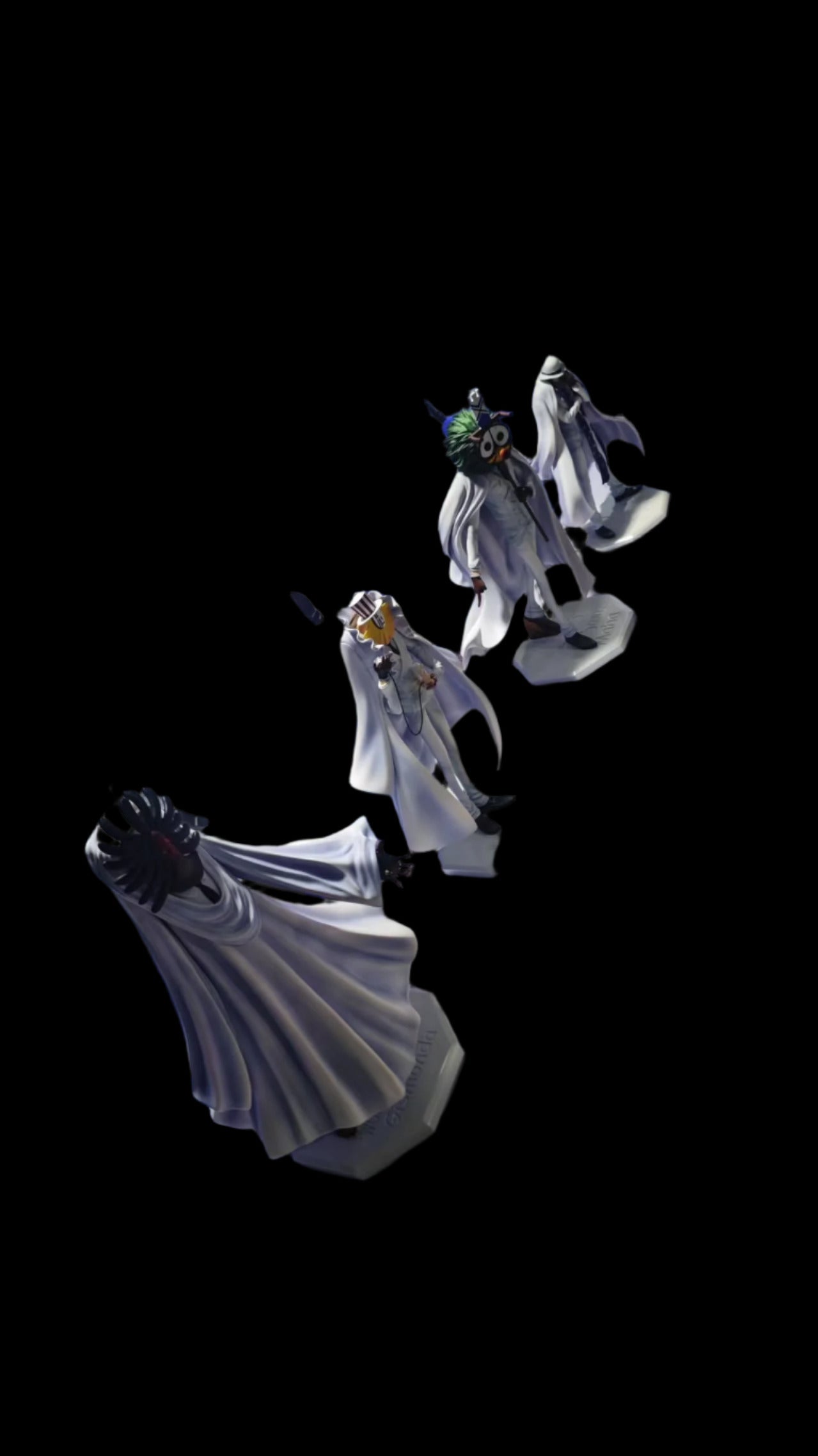 One Piece Long Hu Studio SET CP0 Joseph, Gismonda, Maha & Guernika Resin Statues