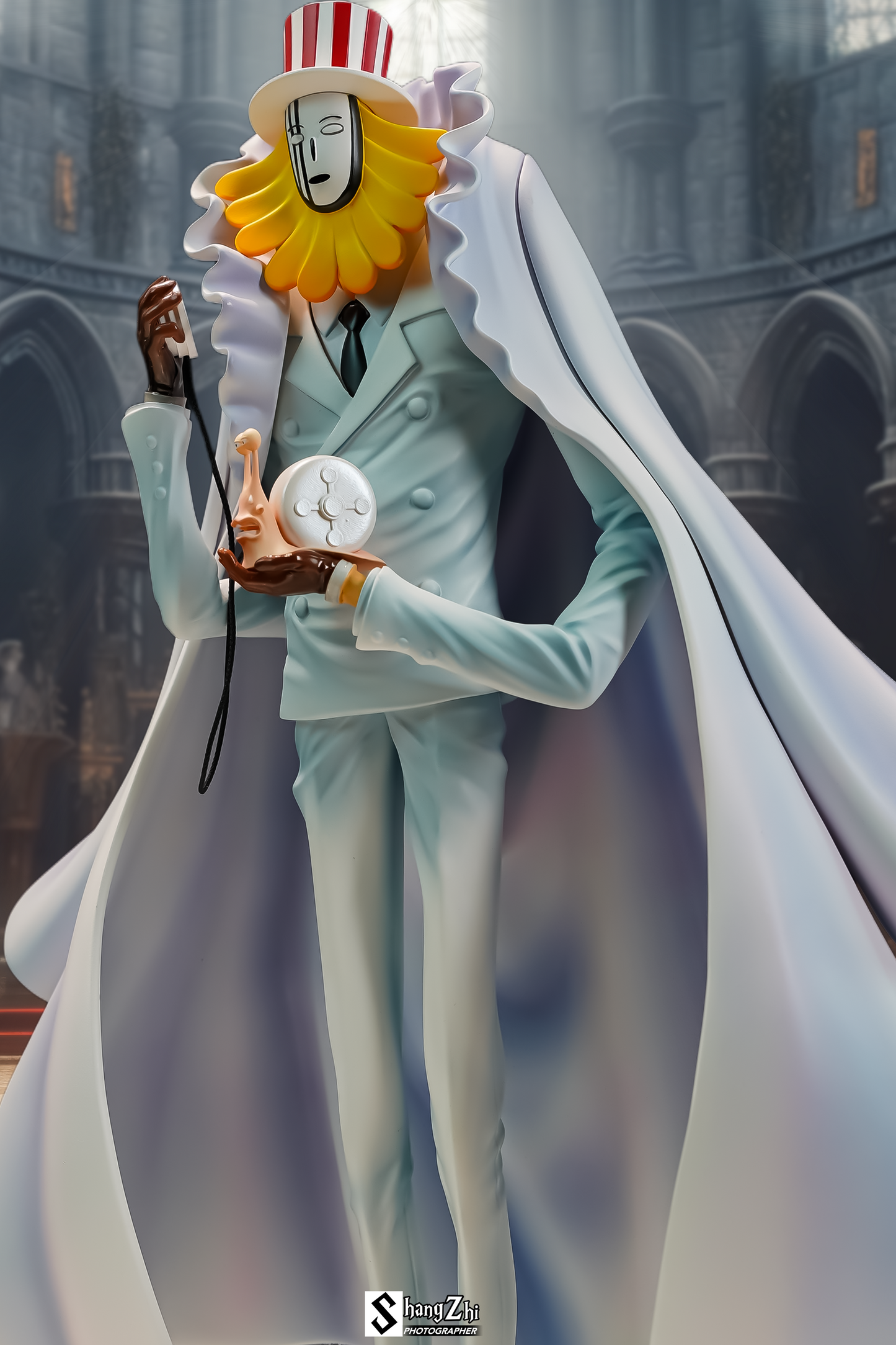 One Piece Long Hu Studio SET CP0 Joseph, Gismonda, Maha & Guernika Resin Statues