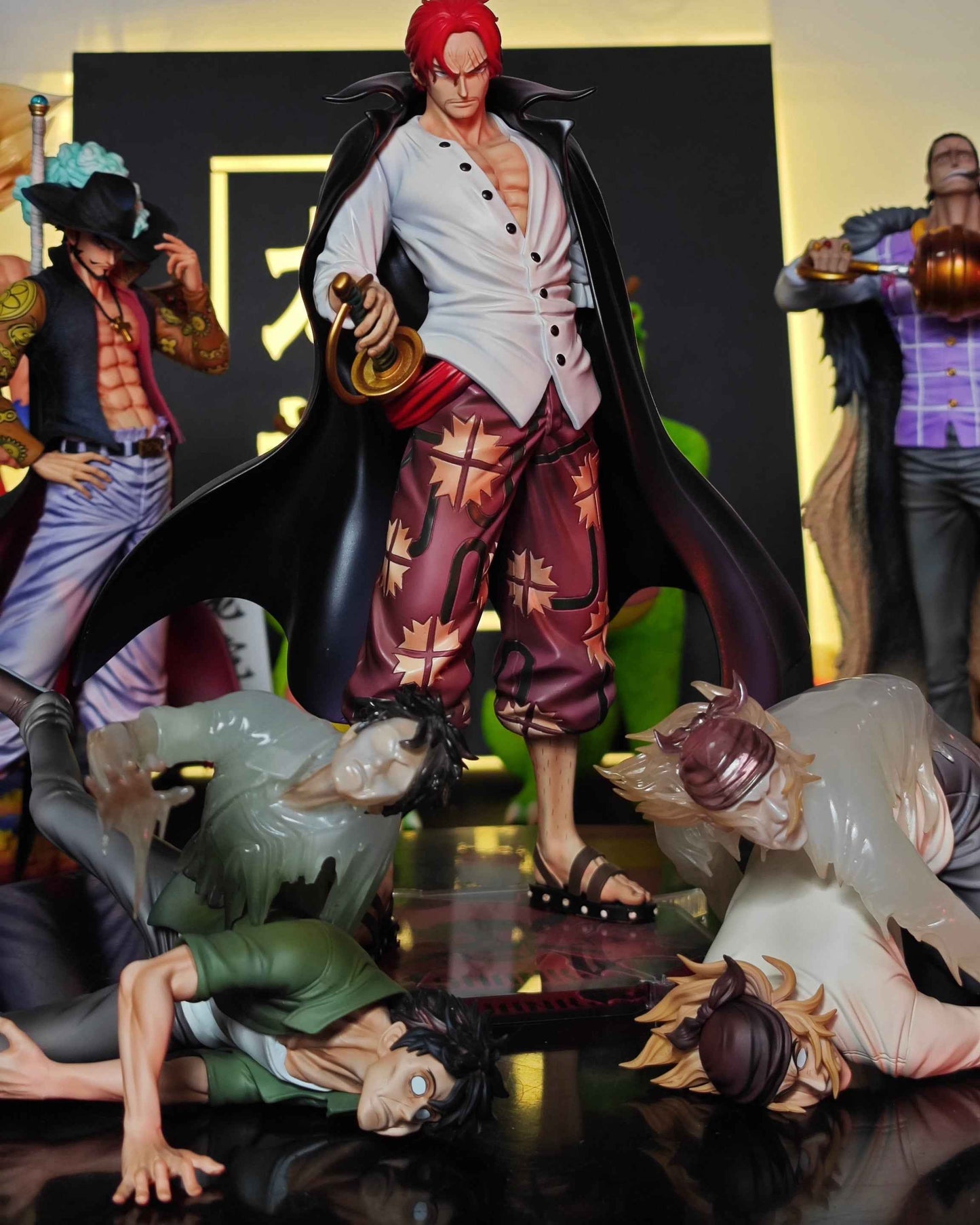 One Piece Long Hu Studio Shanks Resin Statue