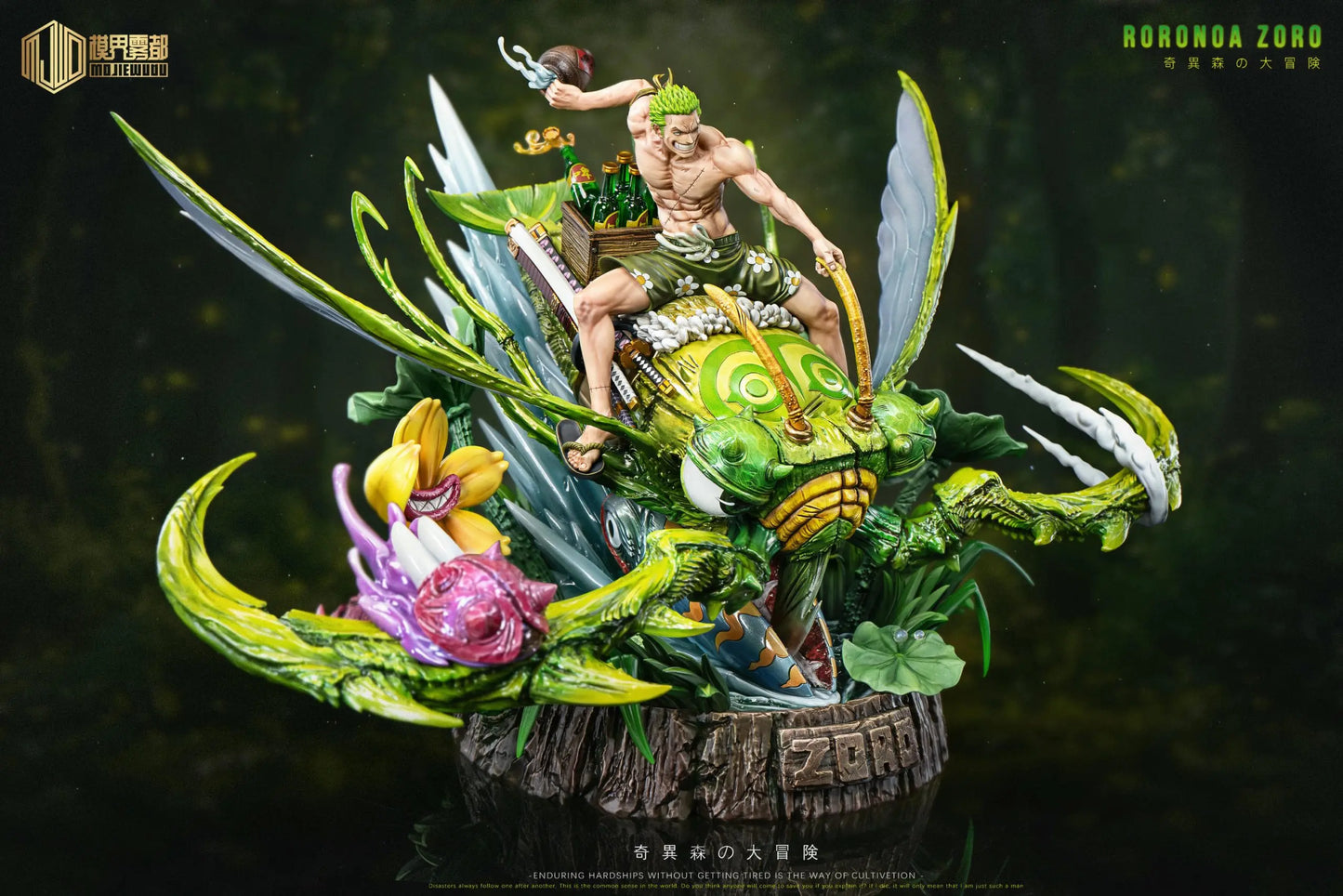 One Piece MJ Studio Roronoa Zoro & Scyther Resin Statue