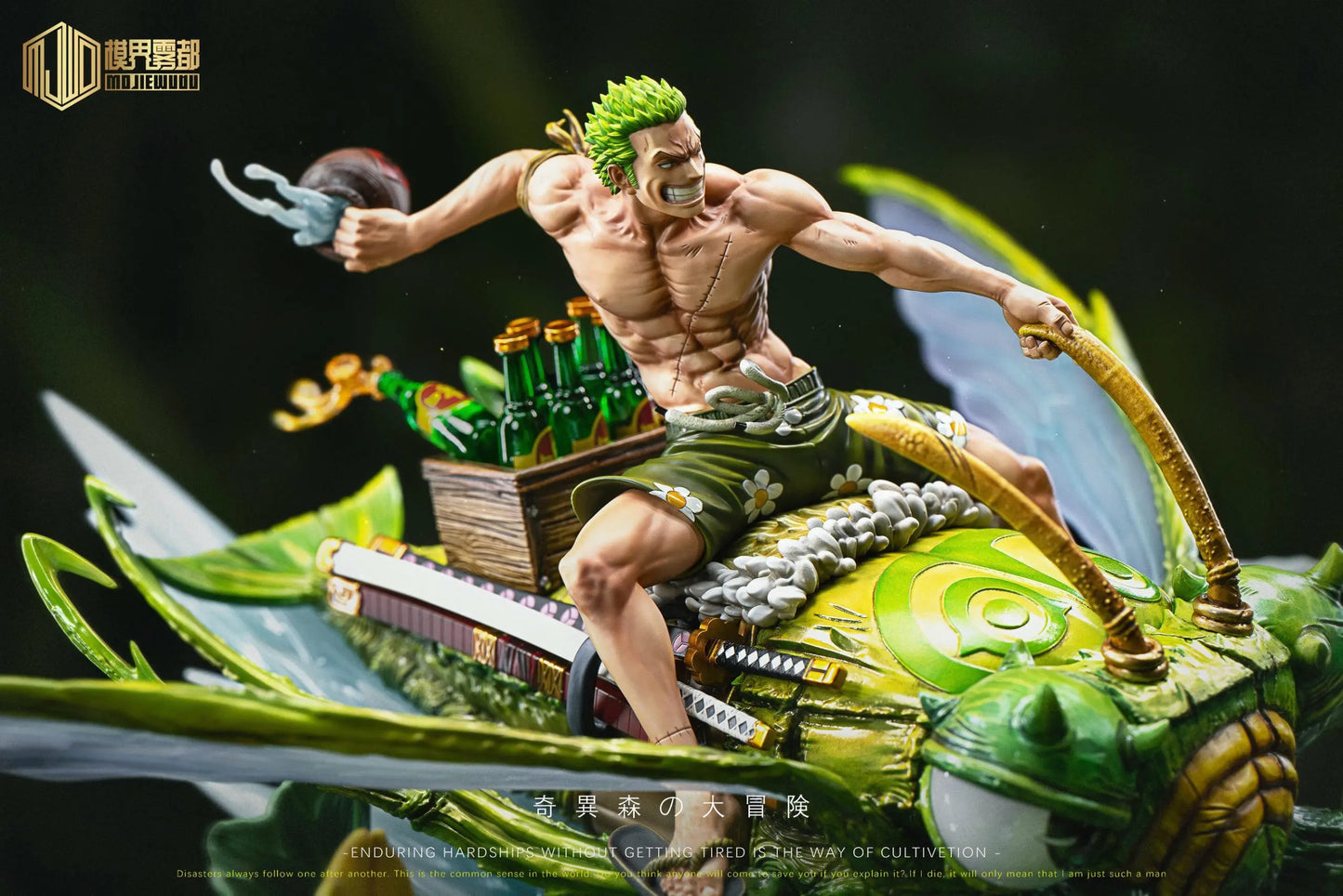 One Piece MJ Studio Roronoa Zoro & Scyther Resin Statue