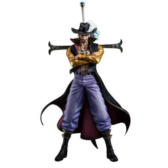 One Piece MegaHouse Dracule Mihawk Excellent Model Portrait Of Pirates DX 1/8 Ver. R Licensed PVC Figure