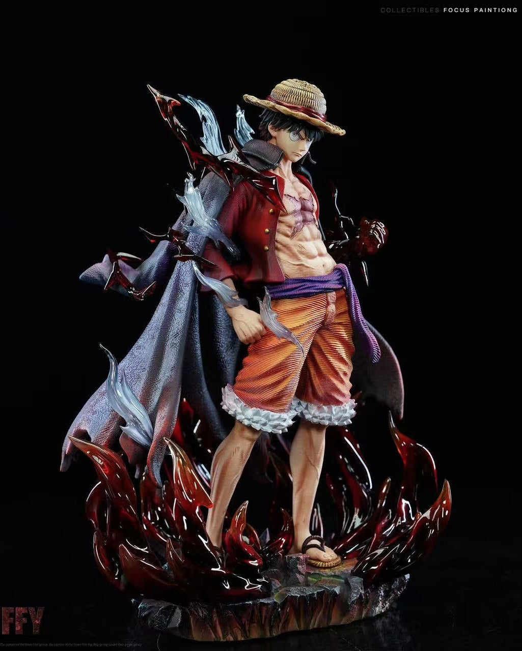 One Piece MeiGa Studio Monkey D. Luffy Resin Statue