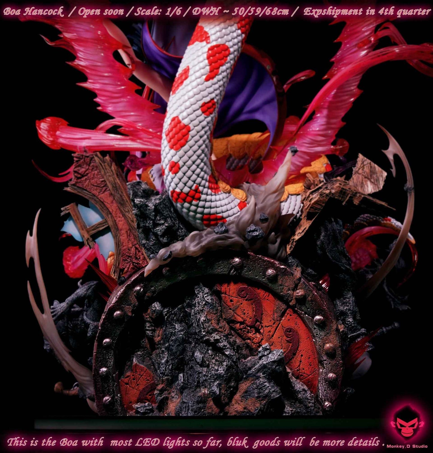 One Piece Monkey D Studio Boa Hancock Resin Statue