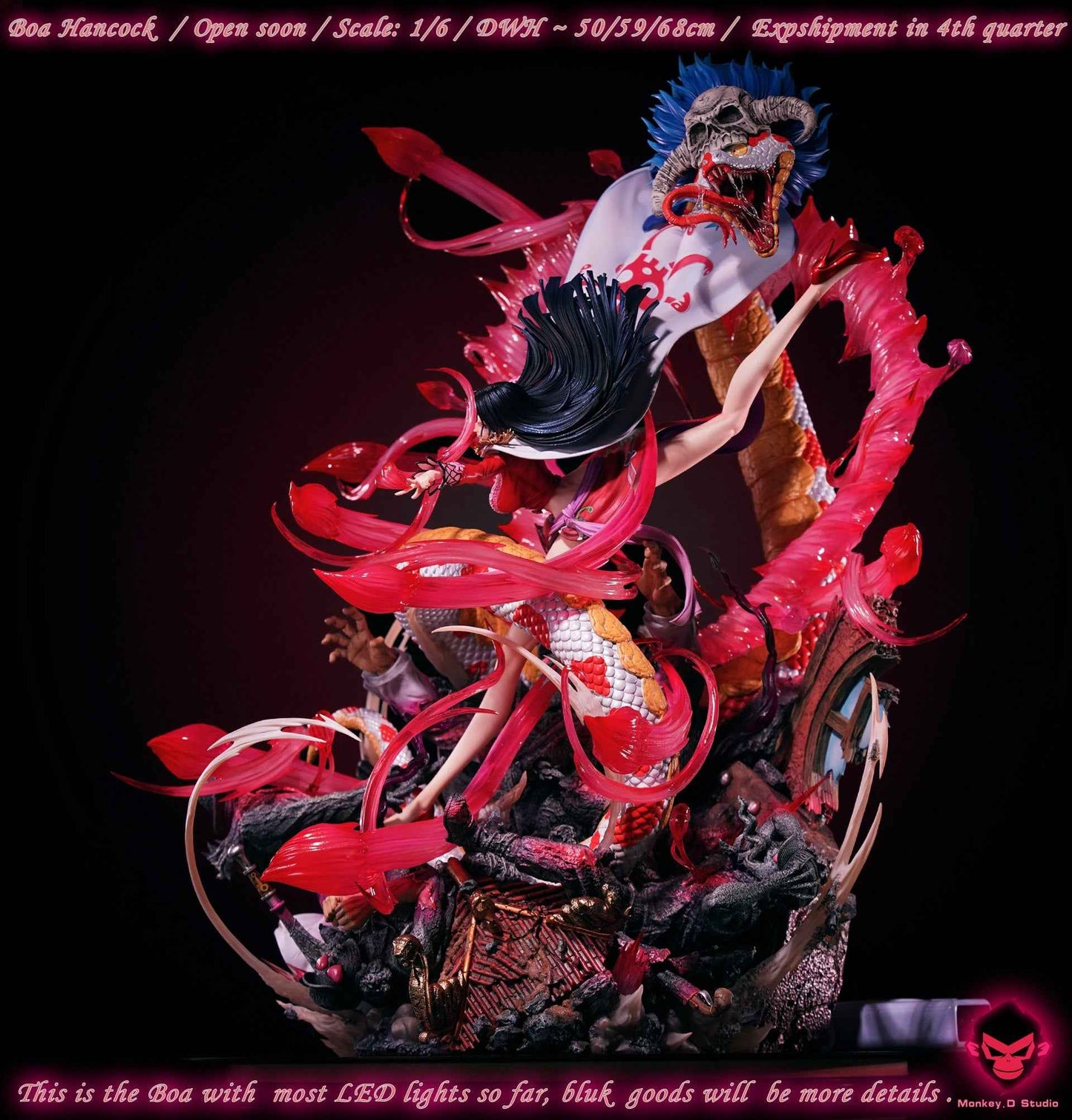 One Piece Monkey D Studio Boa Hancock Resin Statue