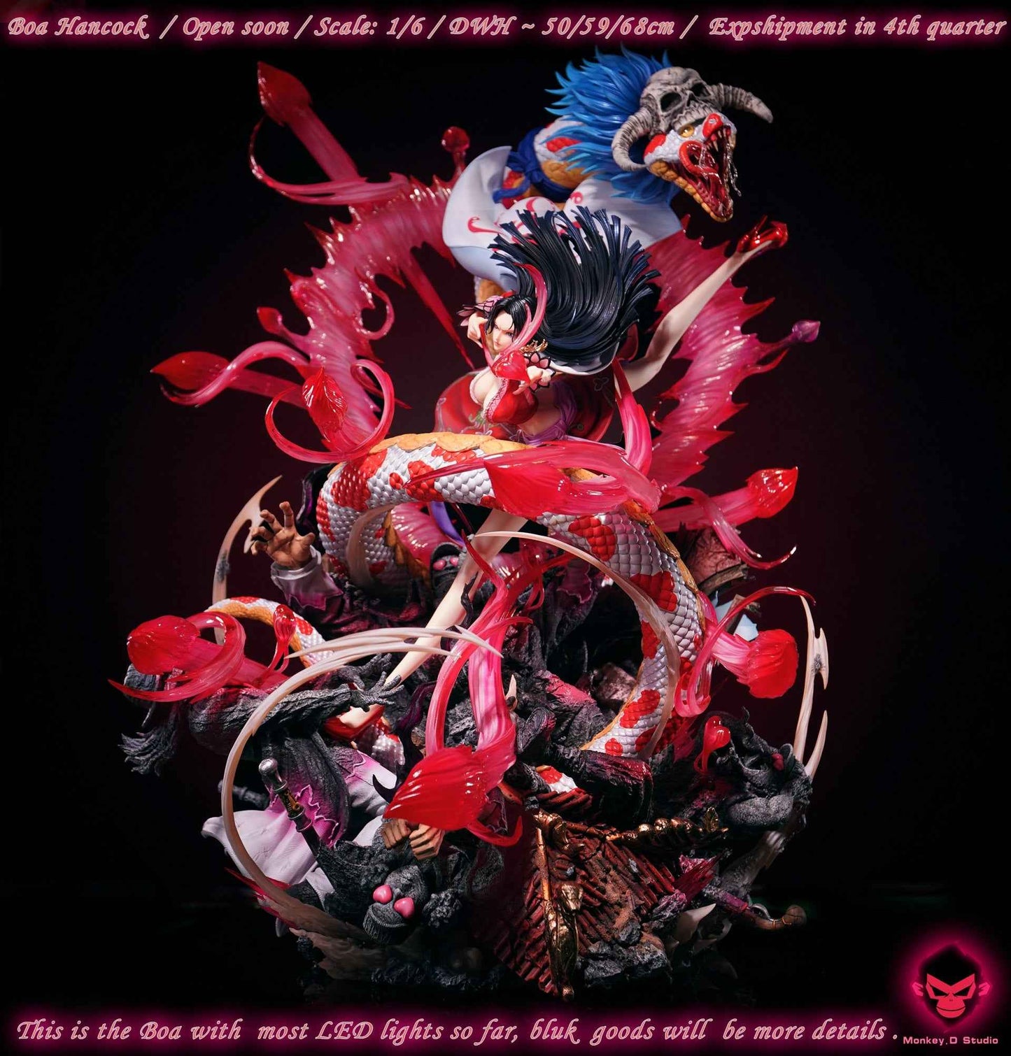 One Piece Monkey D Studio Boa Hancock Resin Statue