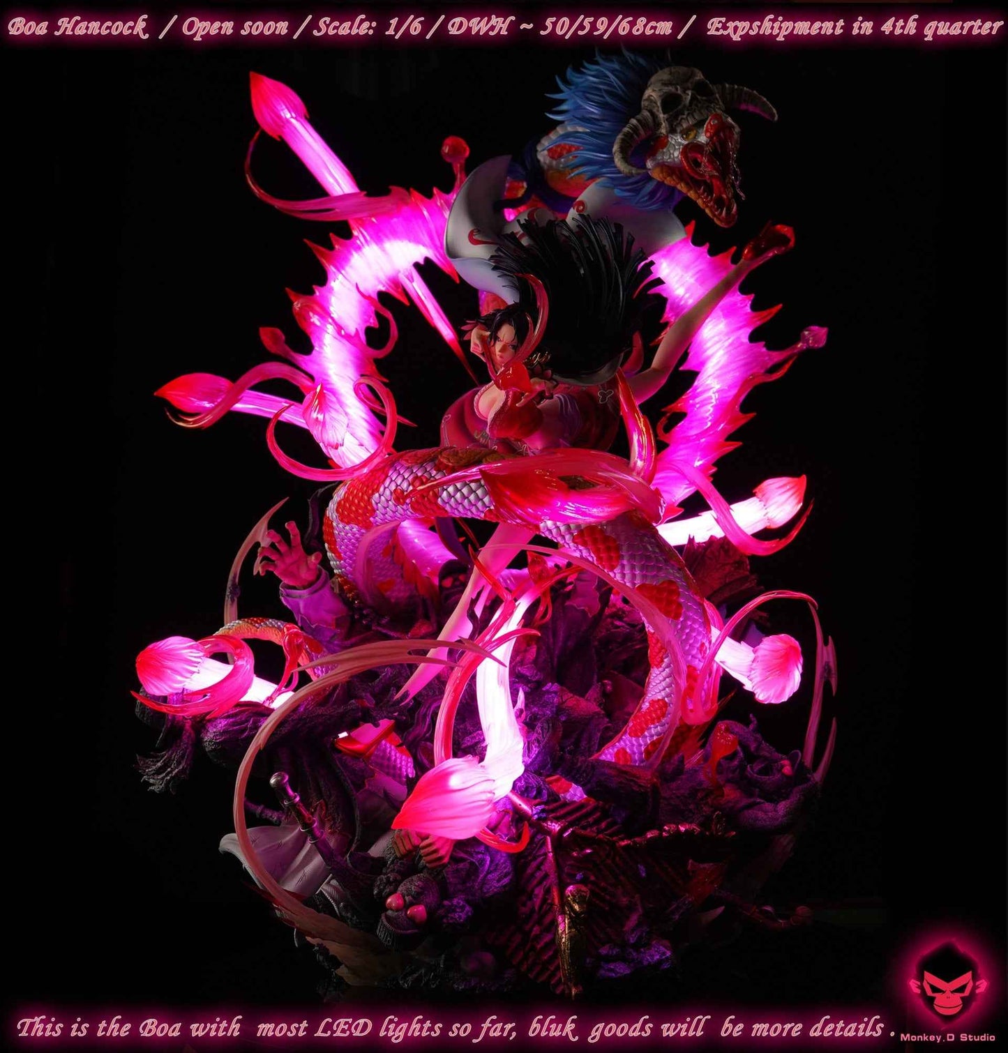One Piece Monkey D Studio Boa Hancock Resin Statue