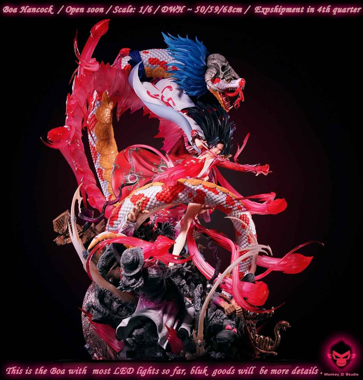 One Piece Monkey D Studio Boa Hancock Resin Statue
