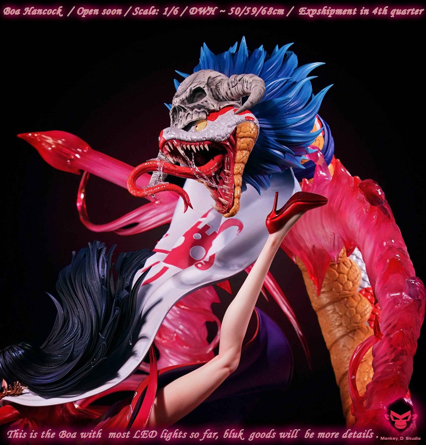 One Piece Monkey D Studio Boa Hancock Resin Statue