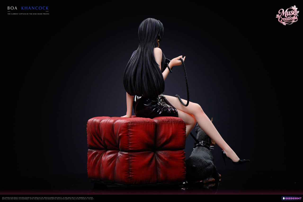 One Piece Muse Creations Boa Hancock Dog-Walking Resin Statue