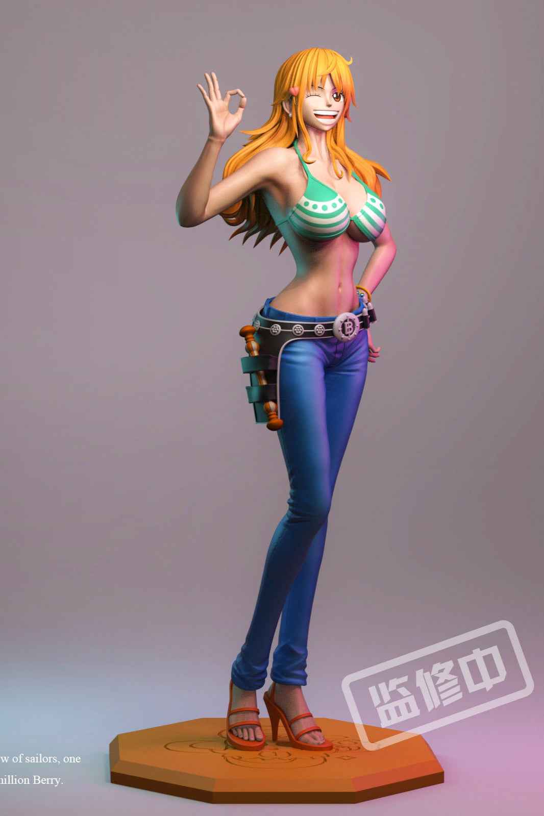 One Piece SPADES K SPK Studio Nami Resin Statue - Santoryu Resins Collectors