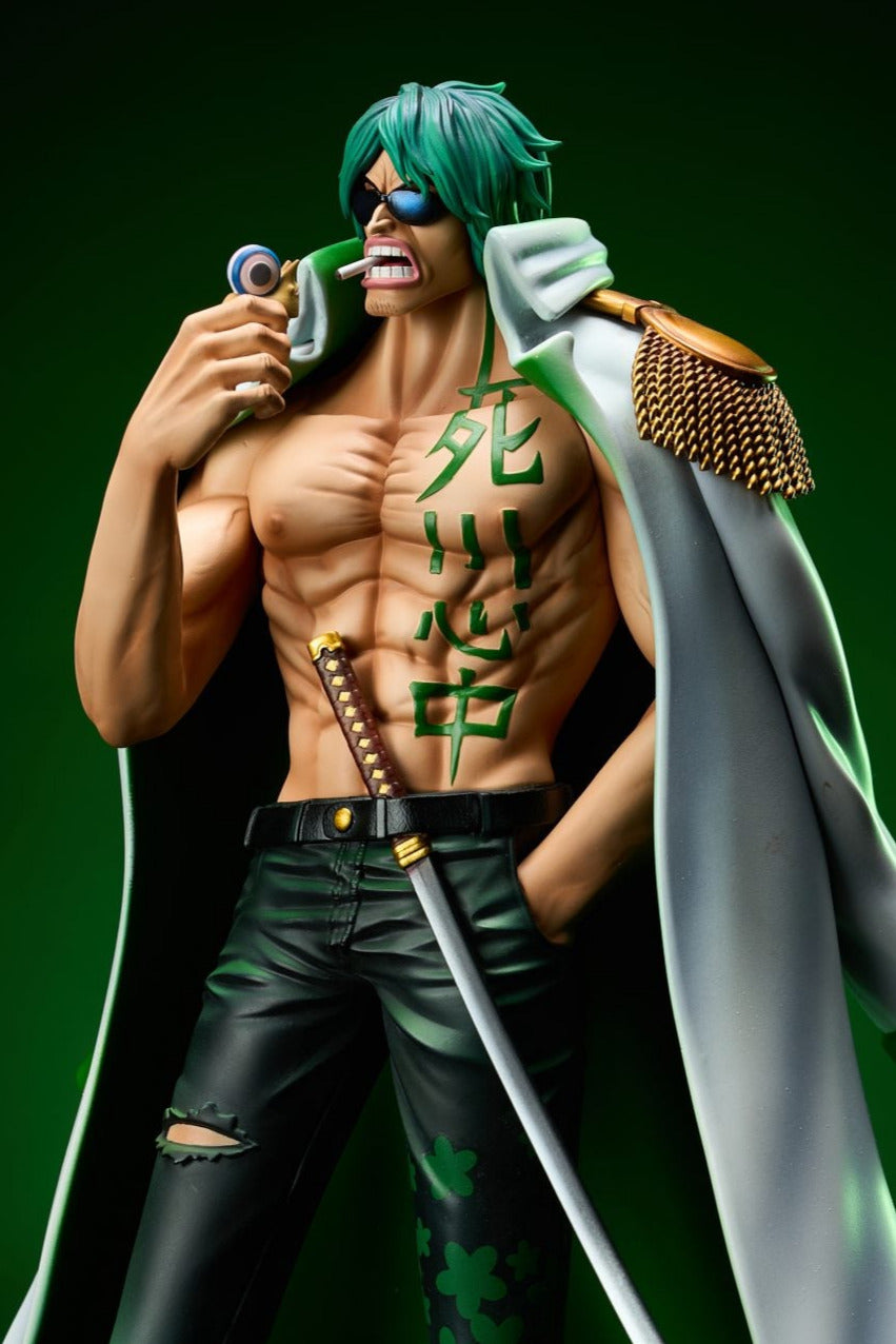 One Piece Tian Xie She Studio Admiral Aramaki Ryokugyu Resin Statue